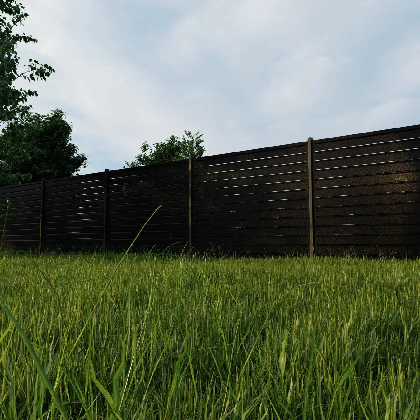 Fence Panel Rombo Mini | Black RAL9005 Hi-Mat Mavlli