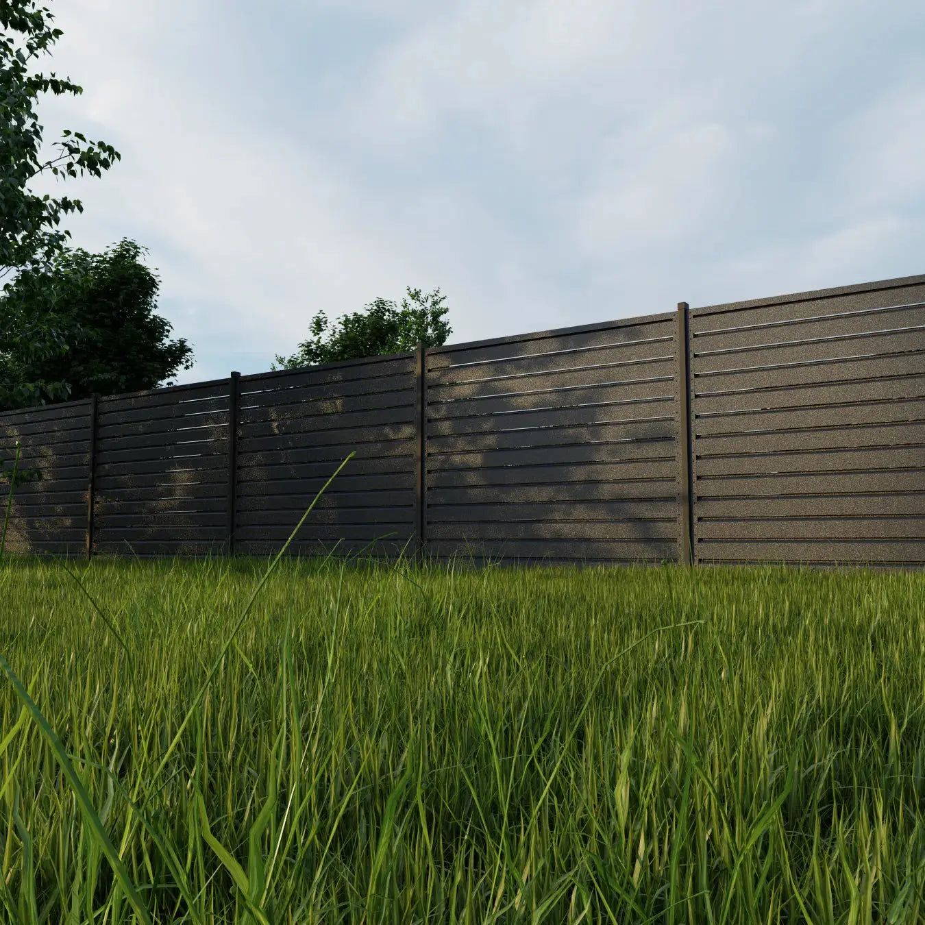 Fence Panel Rombo Mini | Grey RAL7024 Mavlli