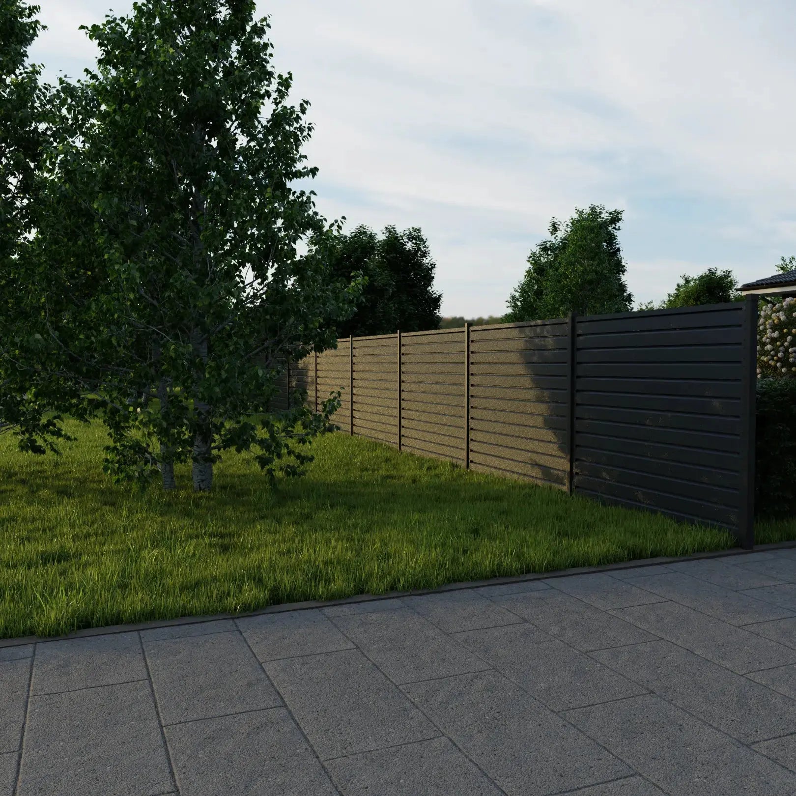 Fence Panel Rombo Mini | Anthracite RAL7016 Mavlli