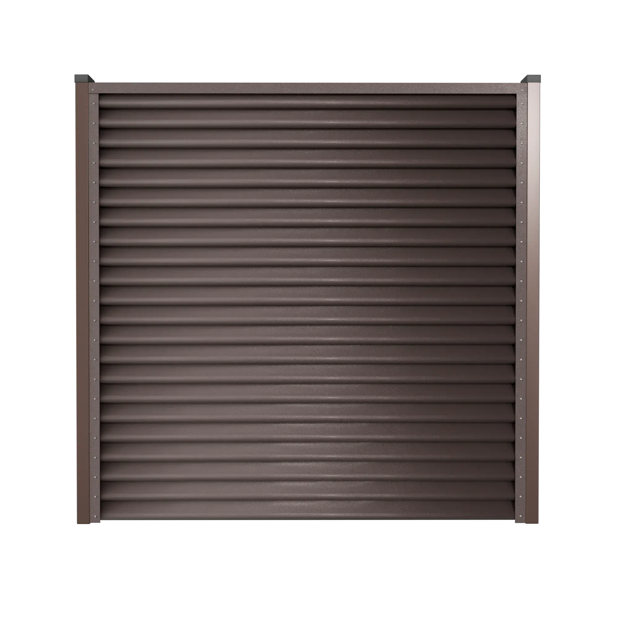 Fence Panel Pyramid | Brown RAL8017 Mavlli