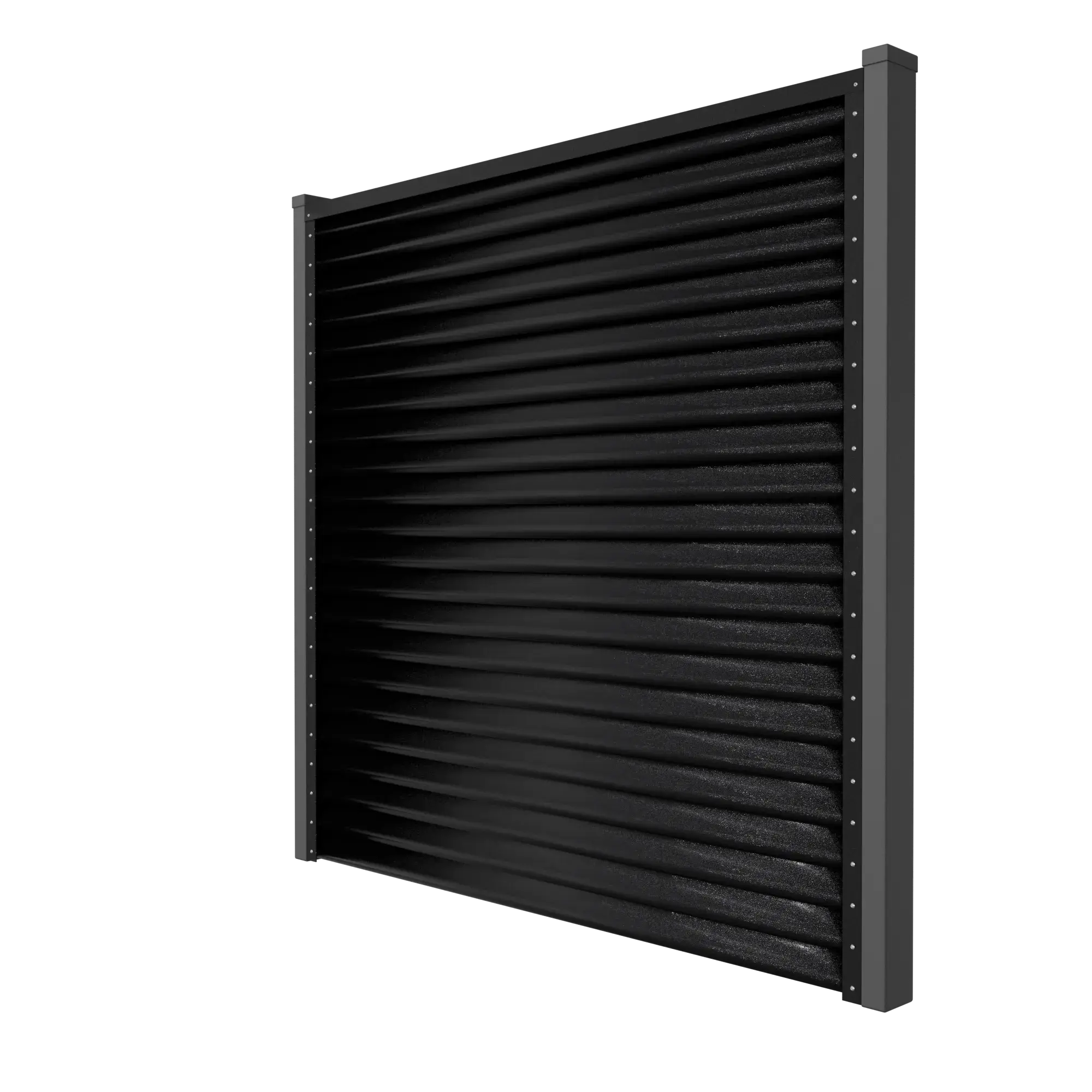 Fence Panel Pyramid | Black RAL9005 Hi-Mat Mavlli