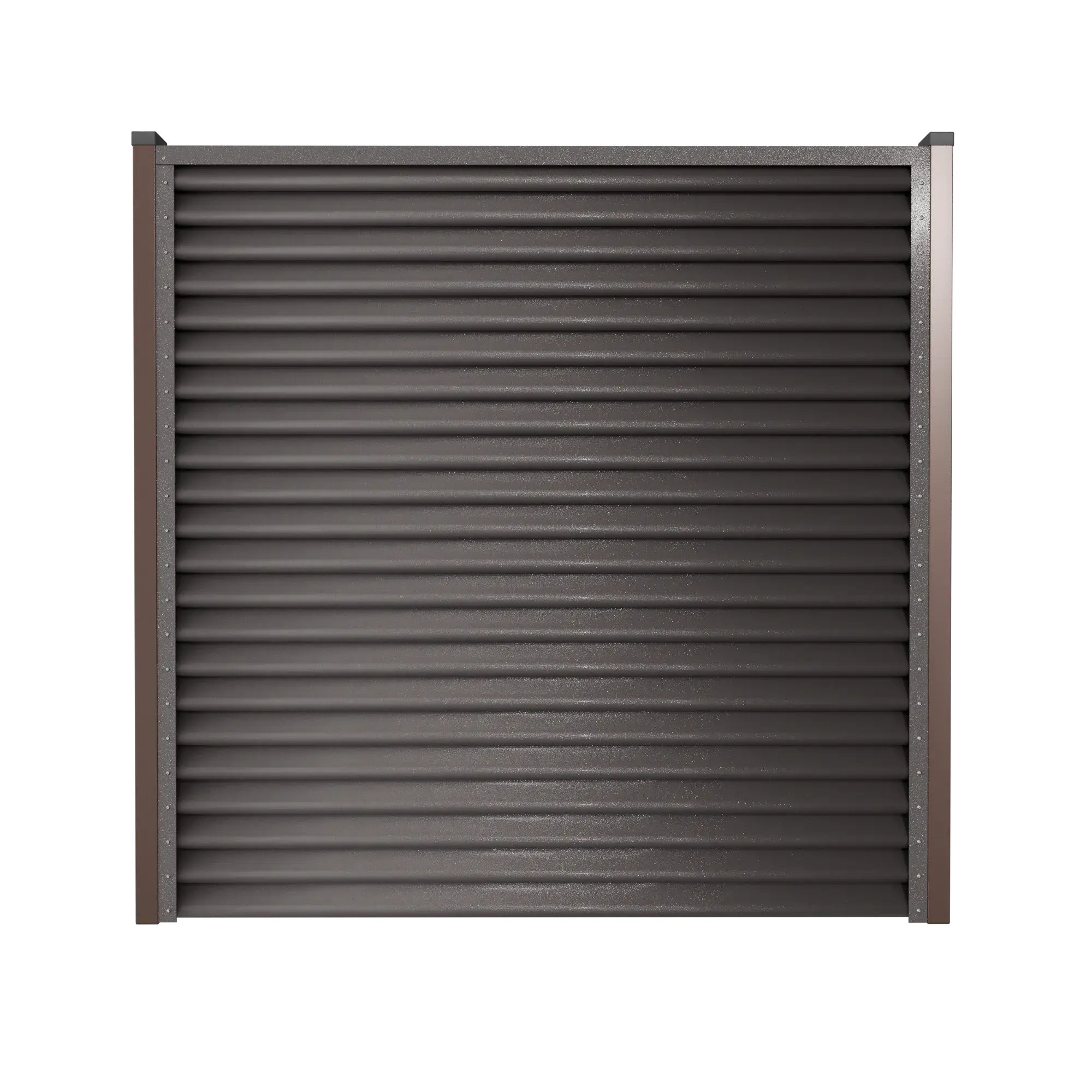 Fence Panel Pyramid | Dark Brown RAL8019 Mavlli