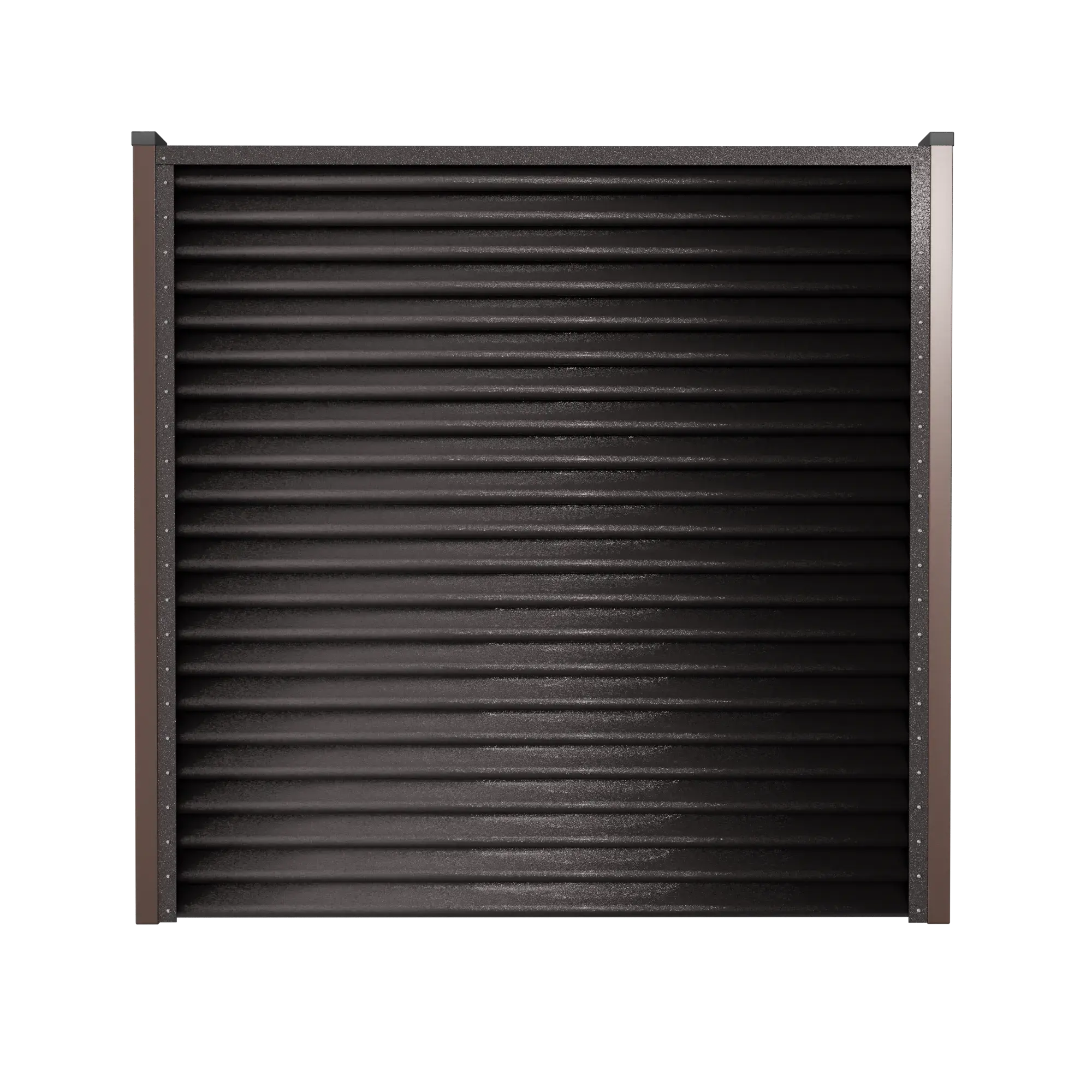 Fence Panel Pyramid | Dark Brown RAL8019 Hi-Mat Mavlli