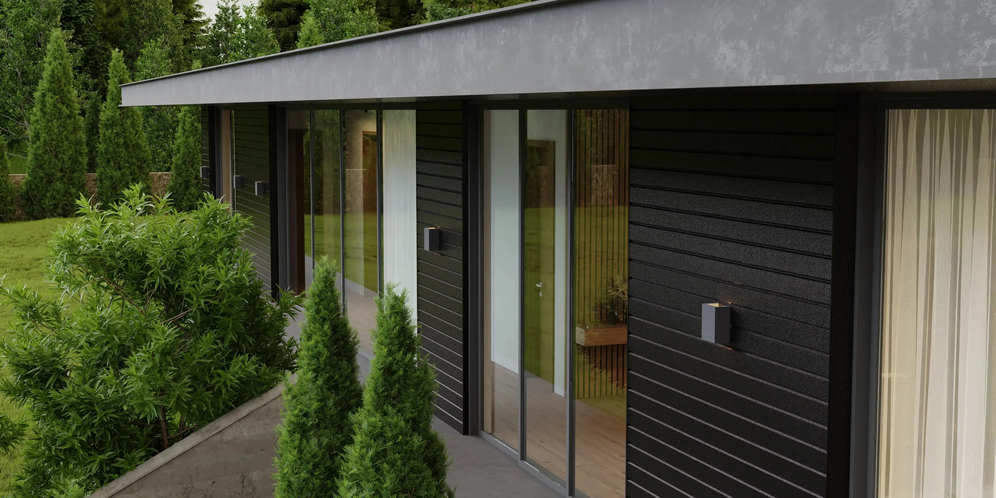 Steel Sheet Cladding | Dark Brown RAL8019 Hi-Mat | 250x26 cm Mavlli