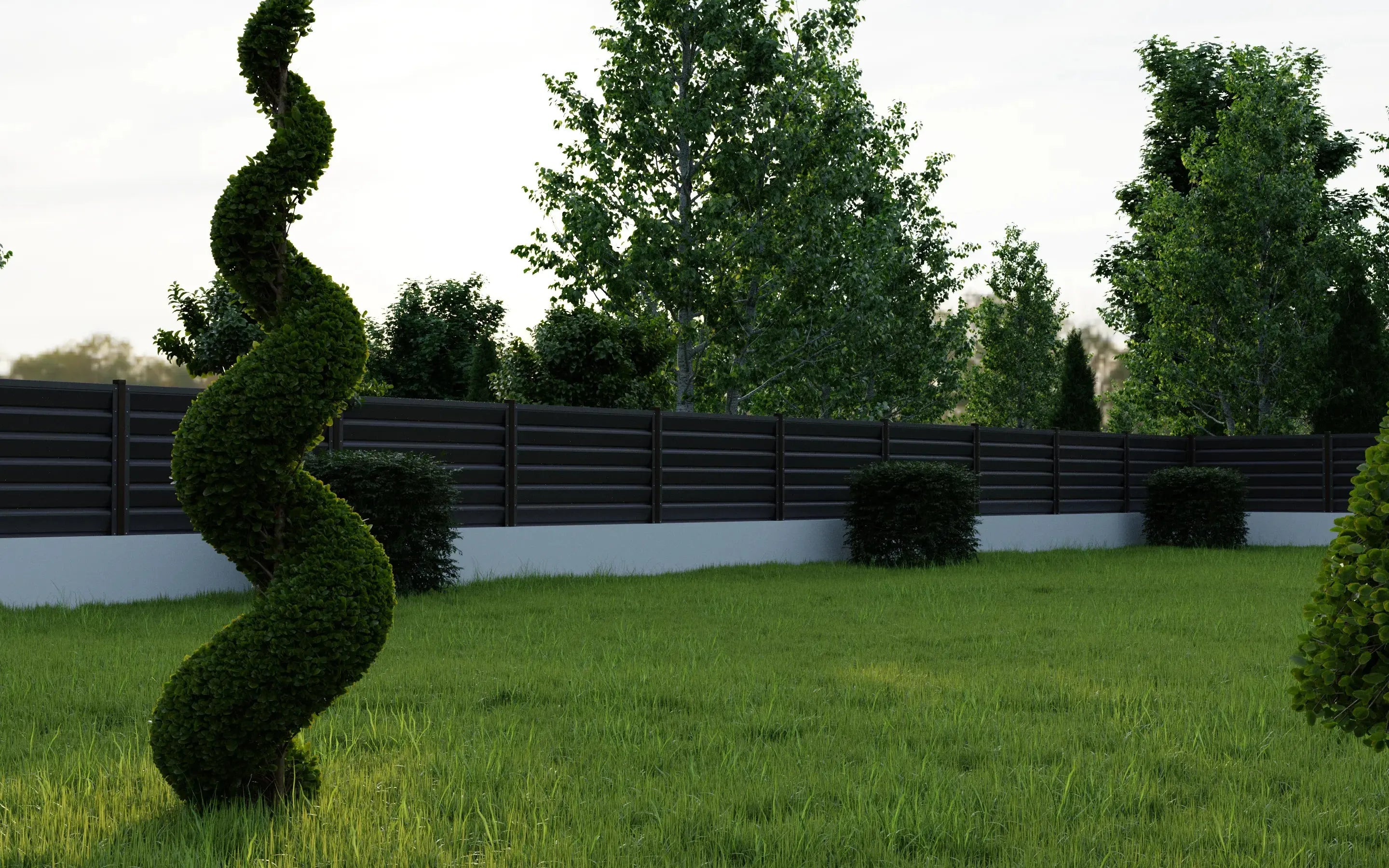 Fence Gamma | Dark Brown RAL8019 Mavlli