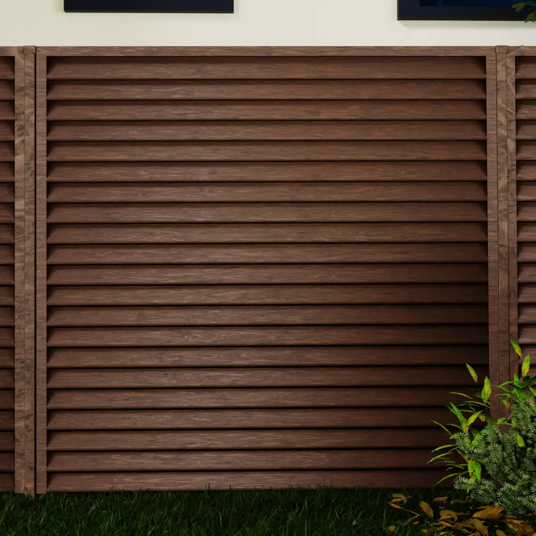 Panneau de clôture Sigma Walnut
