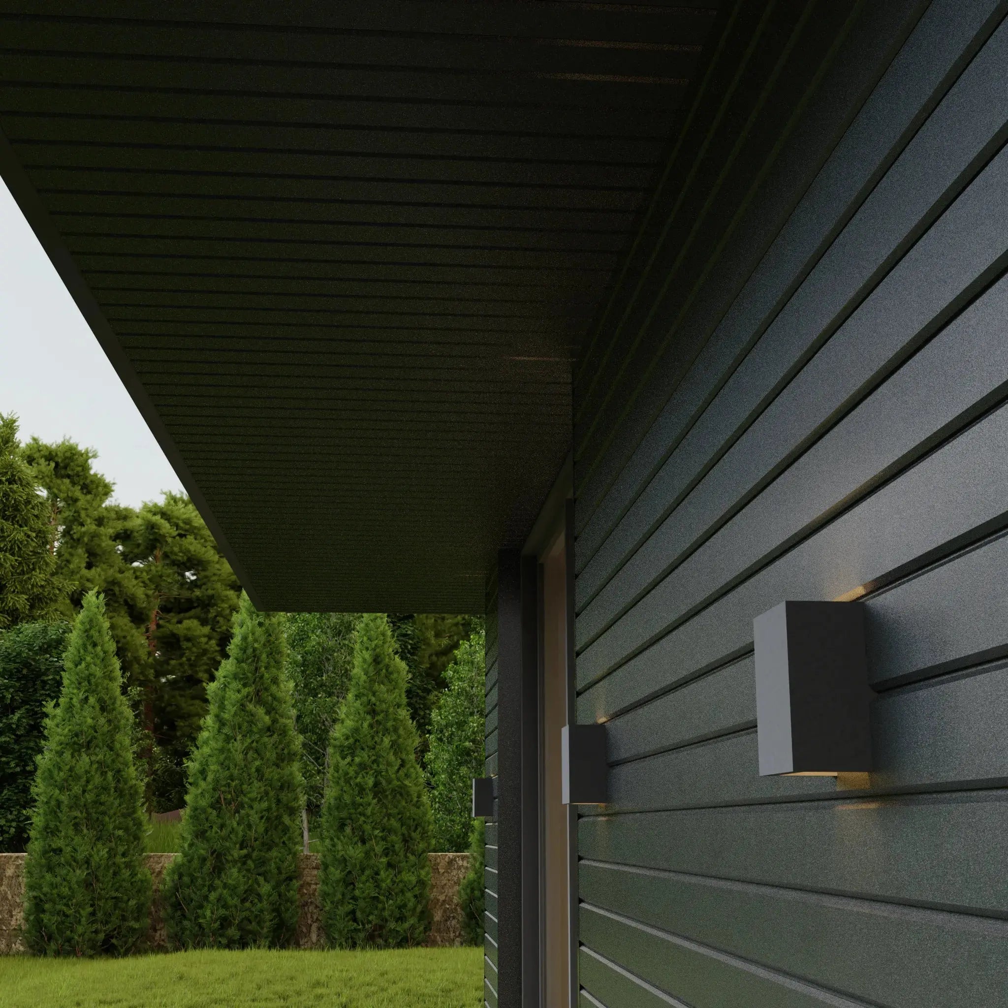 Steel Sheet Cladding | Grey RAL7024 | 250x26 cm Mavlli