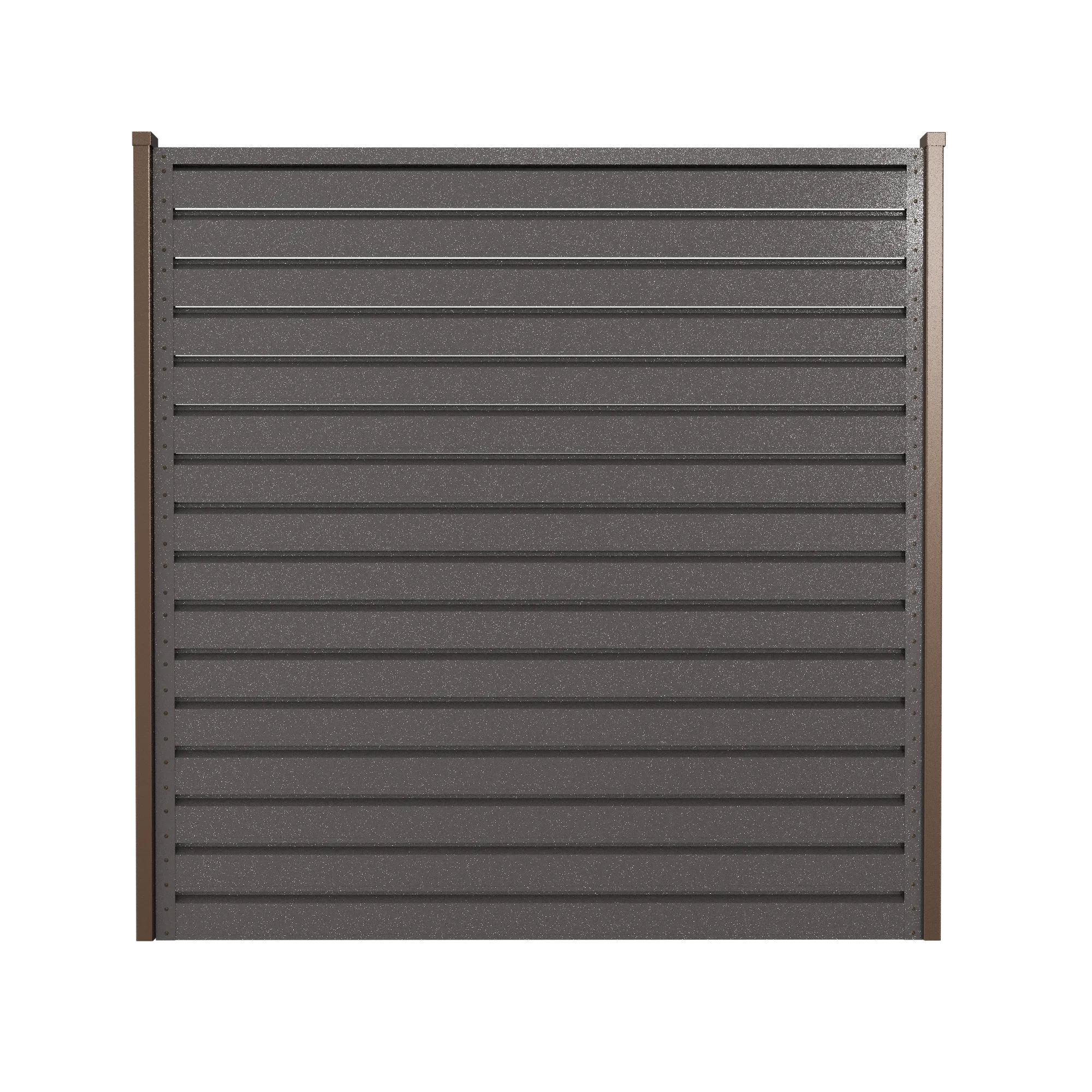 Panneau de clôture Rombo Mini | Brun foncé RAL8019