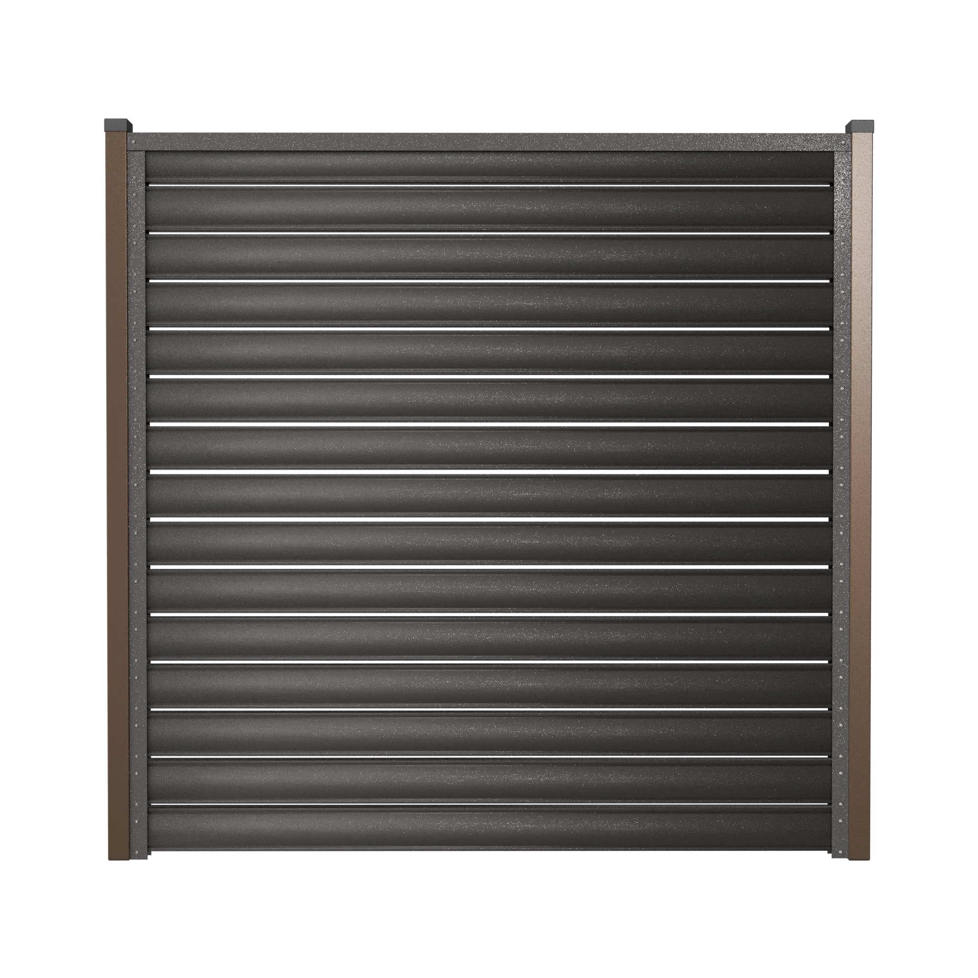 Panneau de clôture Terra | Dark Brown | RAL8019