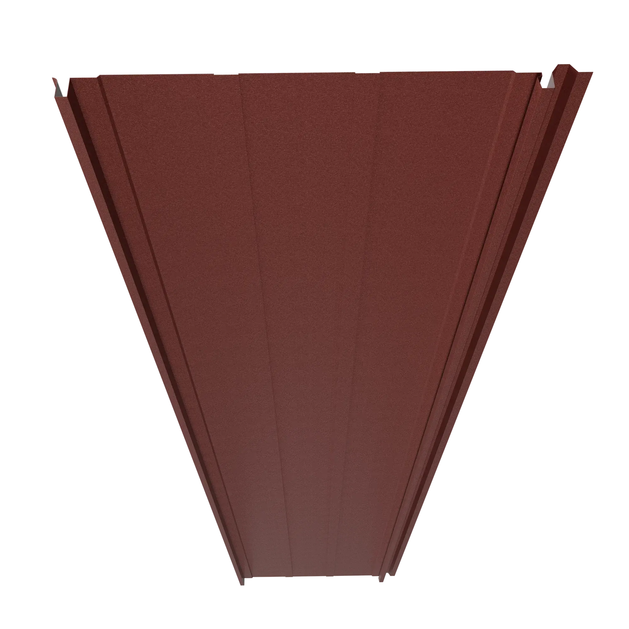Steel Click-System Cladding Panel | Red Brick RAL3009 | 250x55 cm Mavlli
