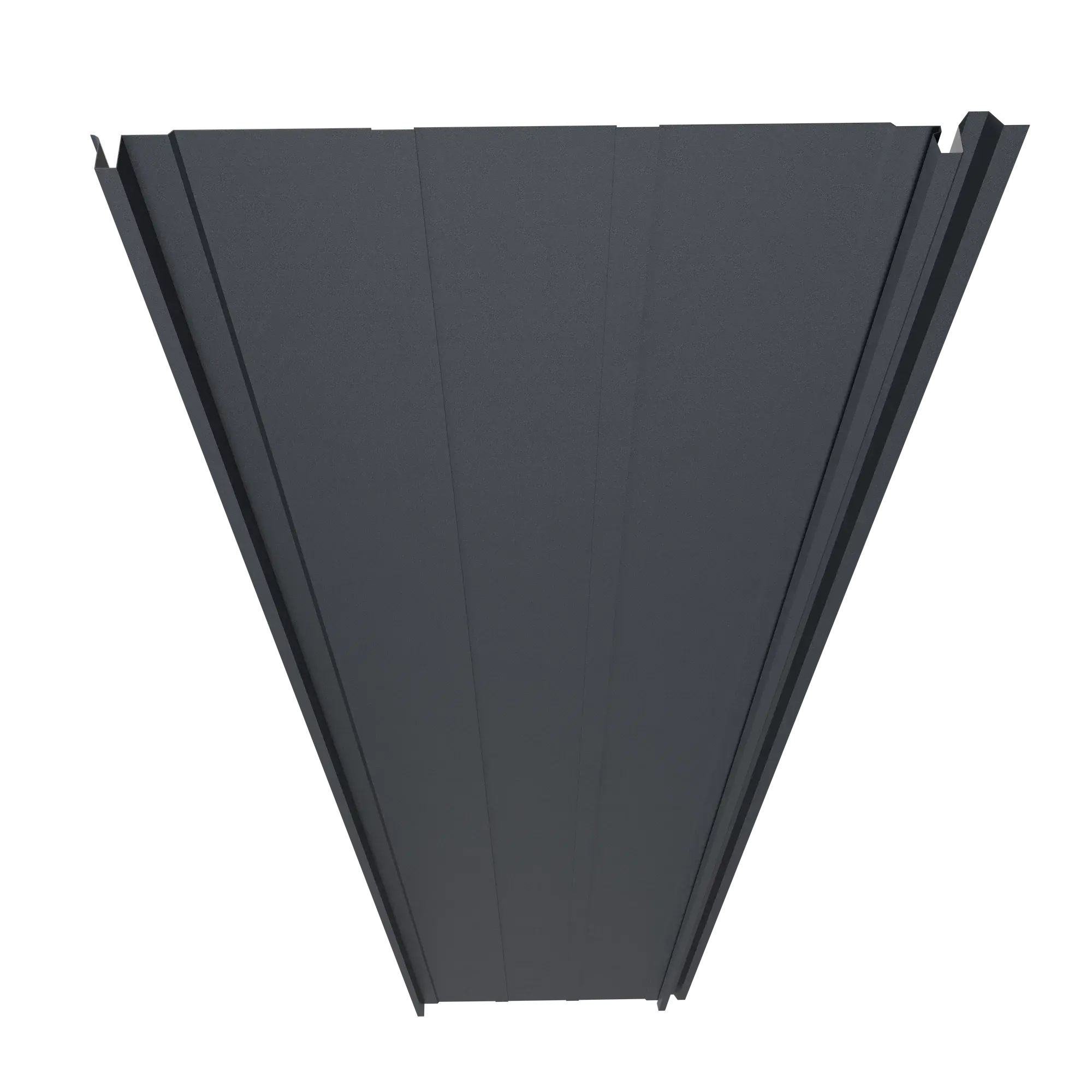 Steel Click-System Cladding Panel | Grey RAL7024 | 255x55 cm Mavlli