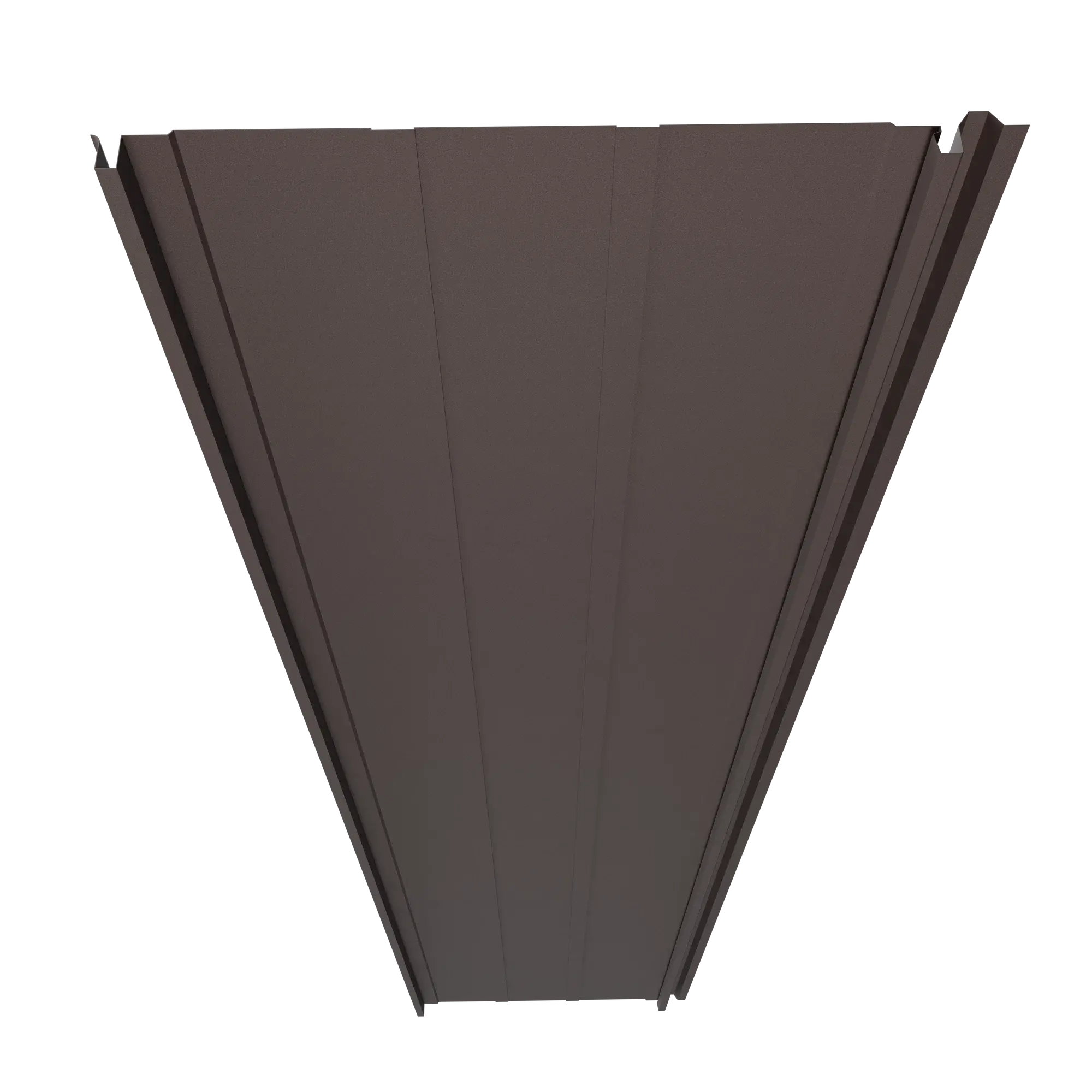 Steel Click-System Cladding Panel | Brown RAL8017 | 250x55 cm Mavlli