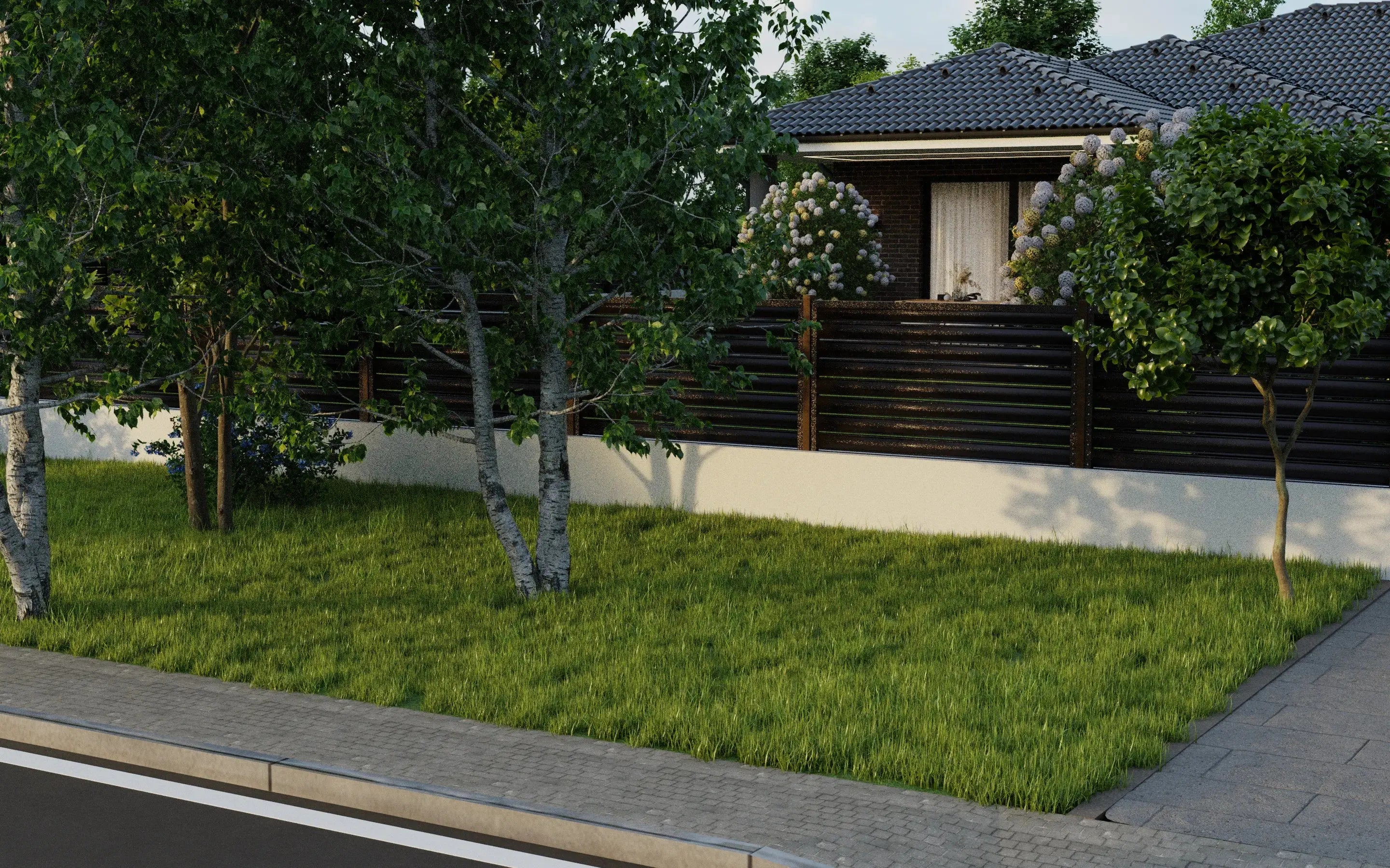 Fence Panel Terra | Brown RAL8019 Hi-Mat Mavlli