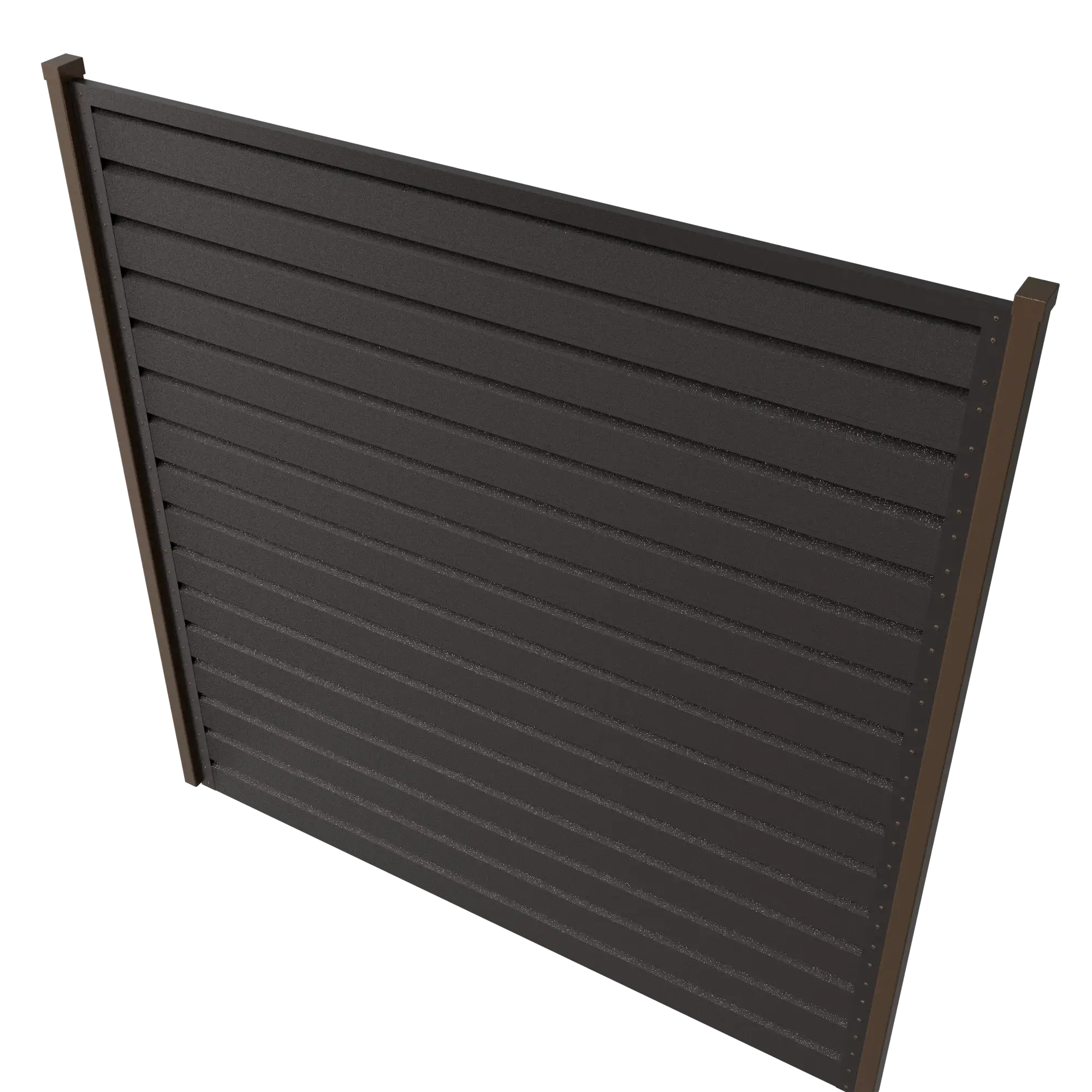 Fence Panel Rombo Mini | Brown RAL8019 Hi-Mat Mavlli