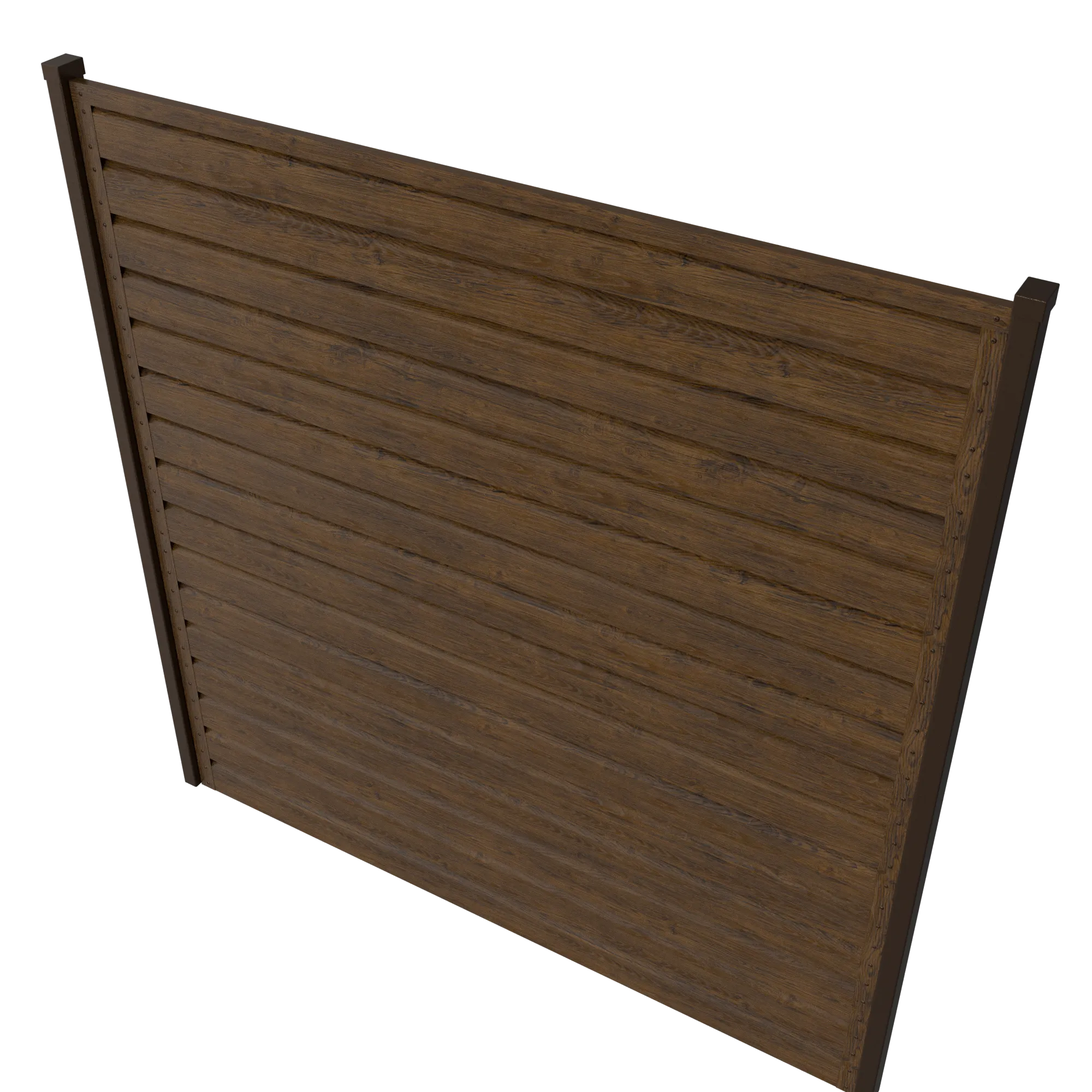 Panneau de clôture Rombo Mini | Noyer