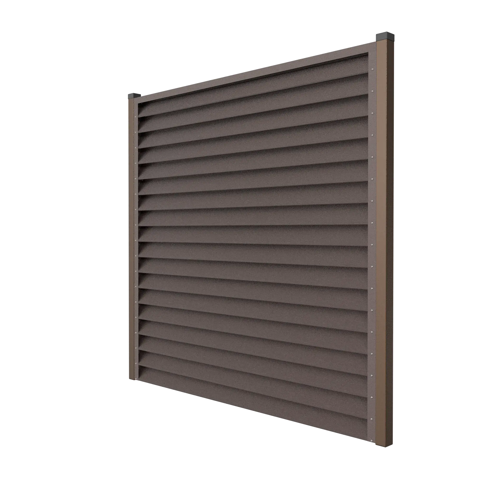 Fence Panel Sigma | Brown RAL8017 Mavlli