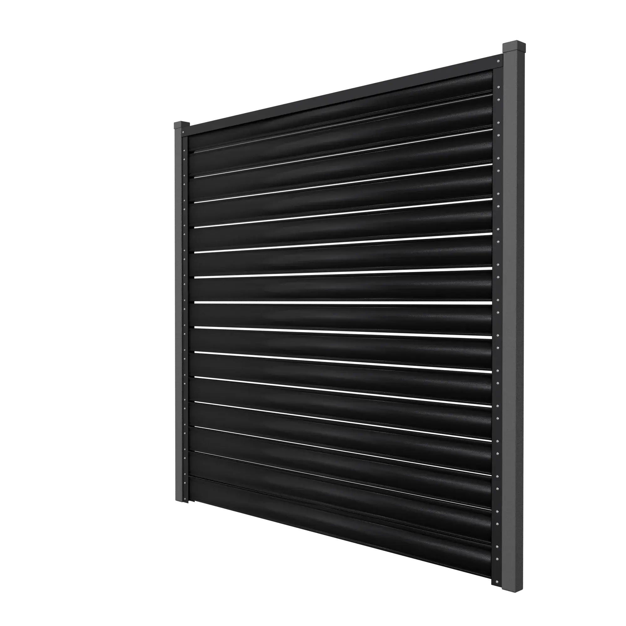 Fence Panel Terra | Black RAL9005 Hi-Mat Mavlli