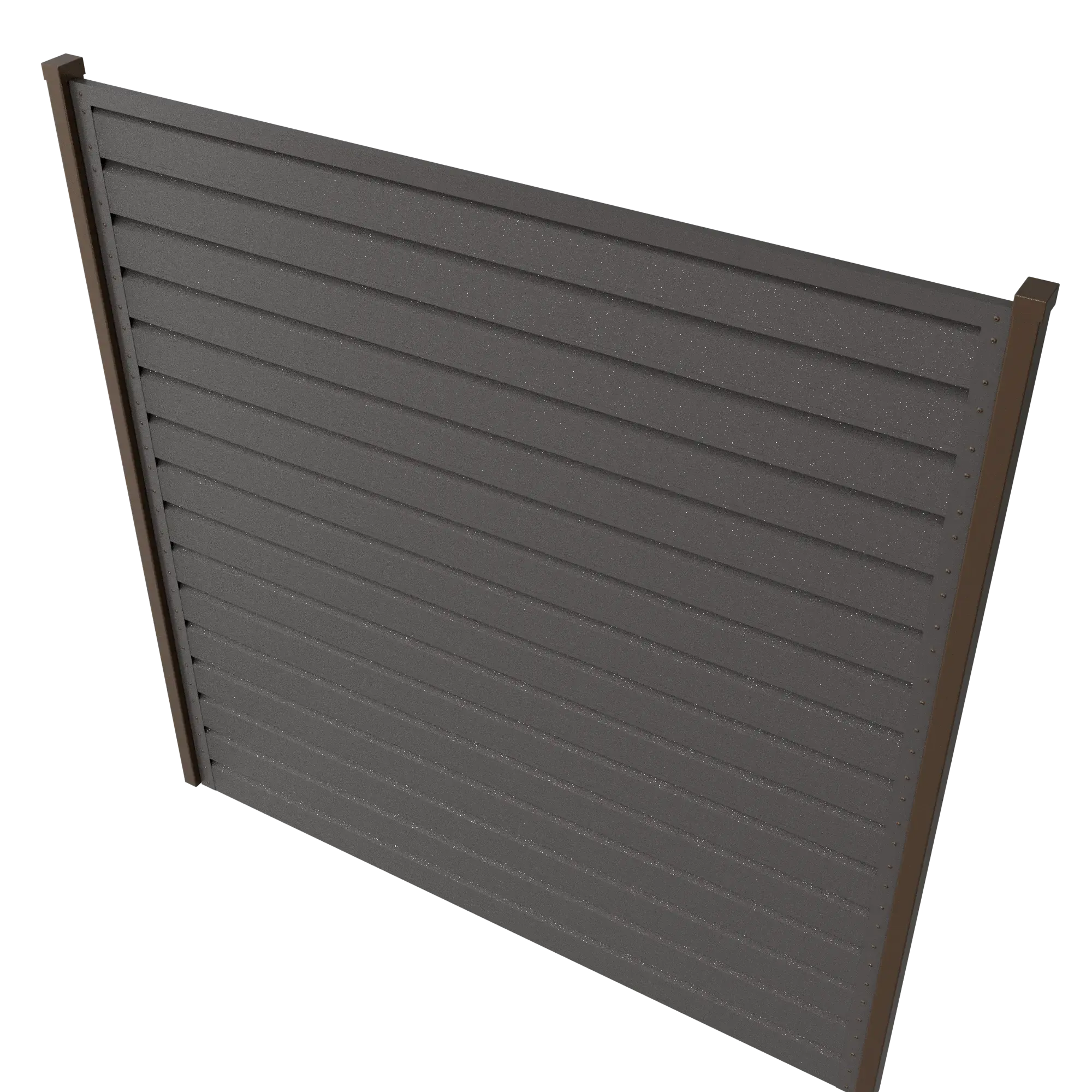 Fence Panel Rombo Mini | Dark Brown RAL8019 Mavlli