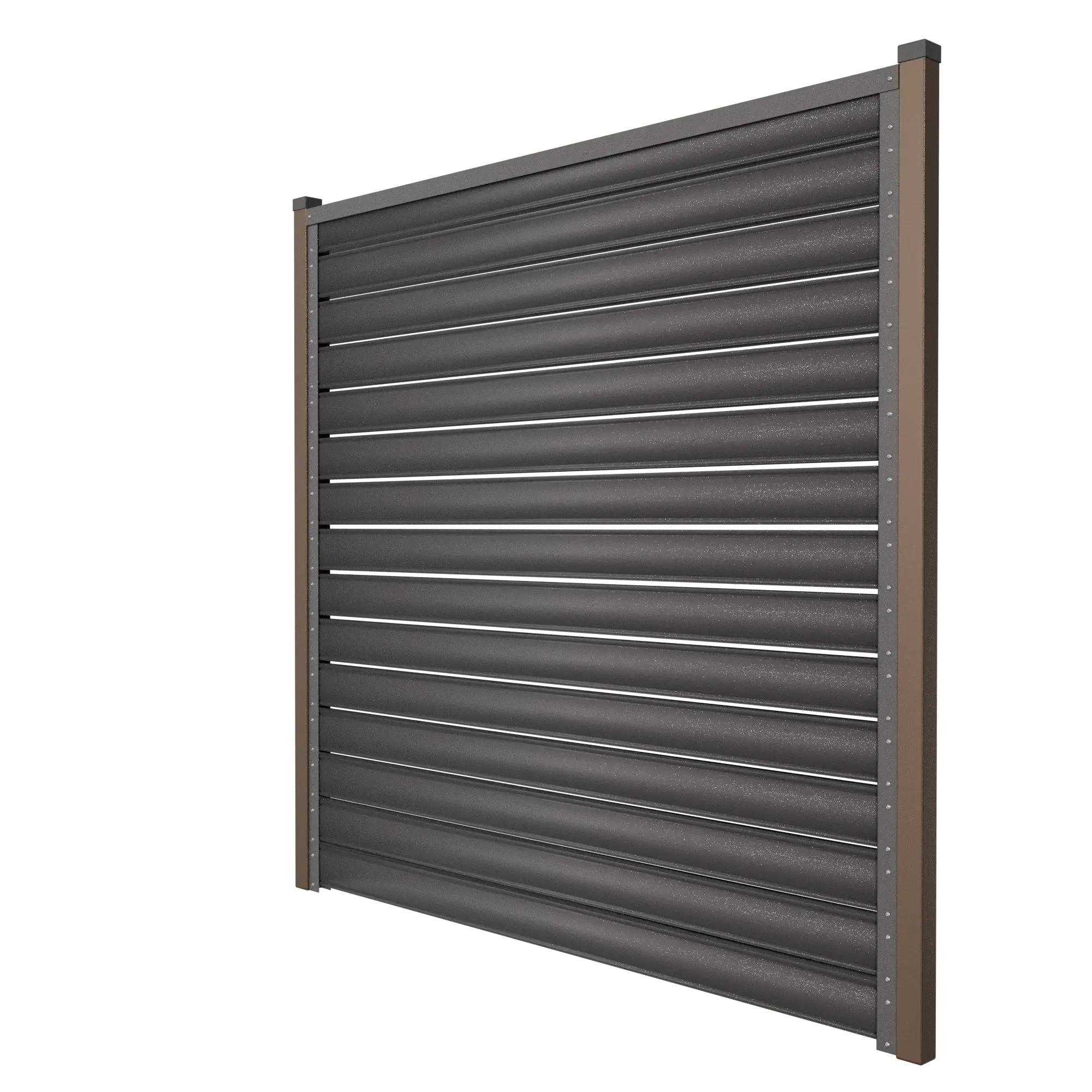 Fence Panel Terra | Dark Brown RAL8019 Mavlli