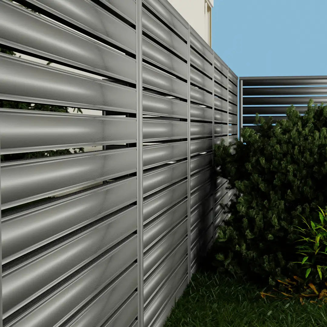 Panneau de clôture Terra Silver Grey