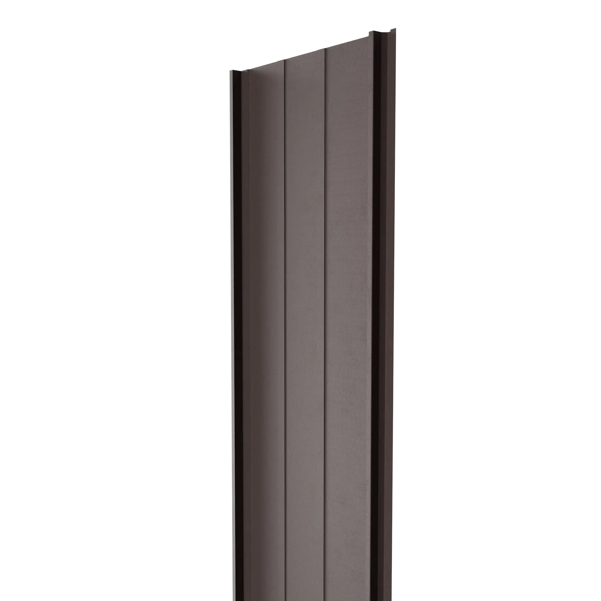 Steel Click-System Cladding Panel | Brown RAL8017 | 250x55 cm Mavlli
