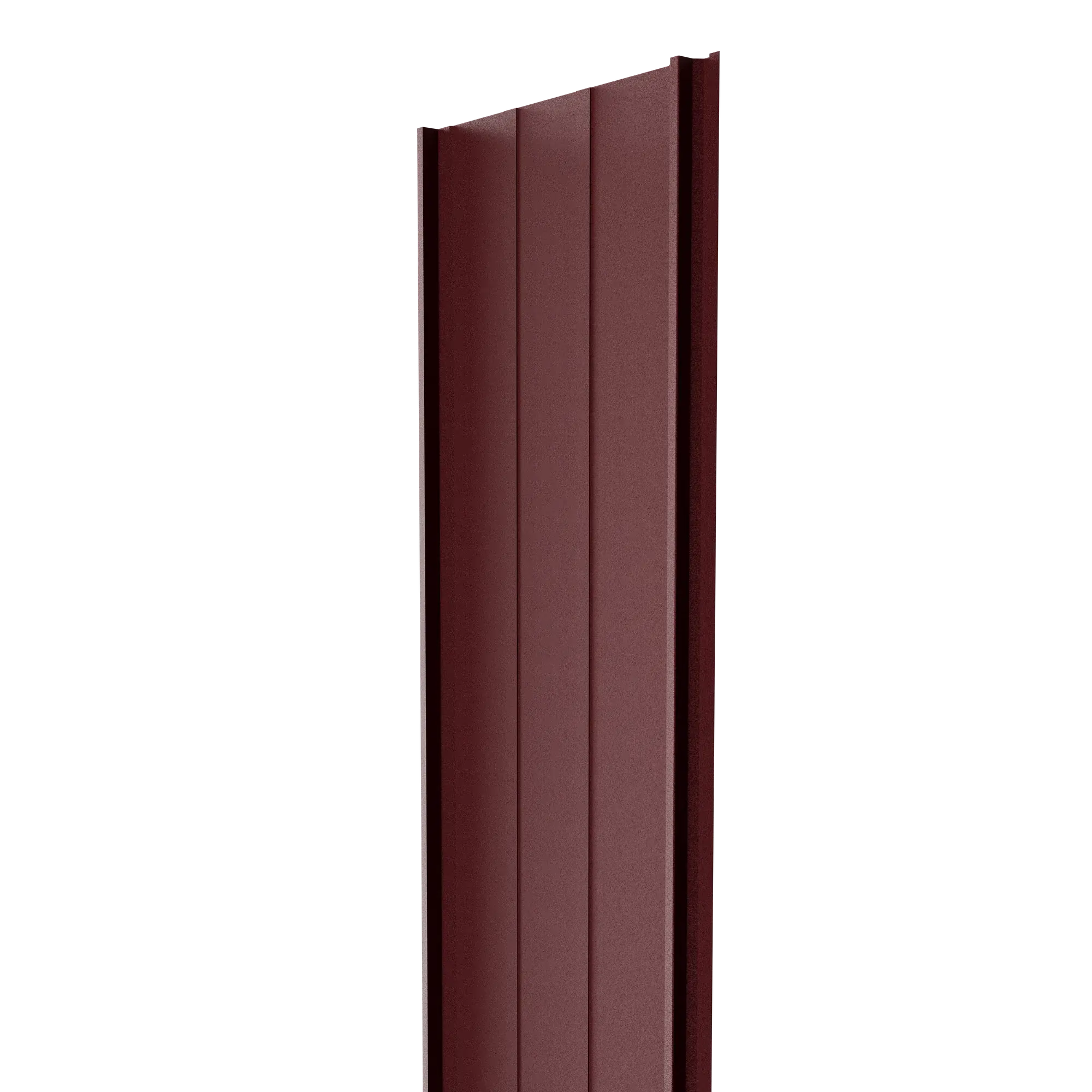 Steel Click-System Cladding Panel | Cherry RAL3005 | 250x55 cm Mavlli