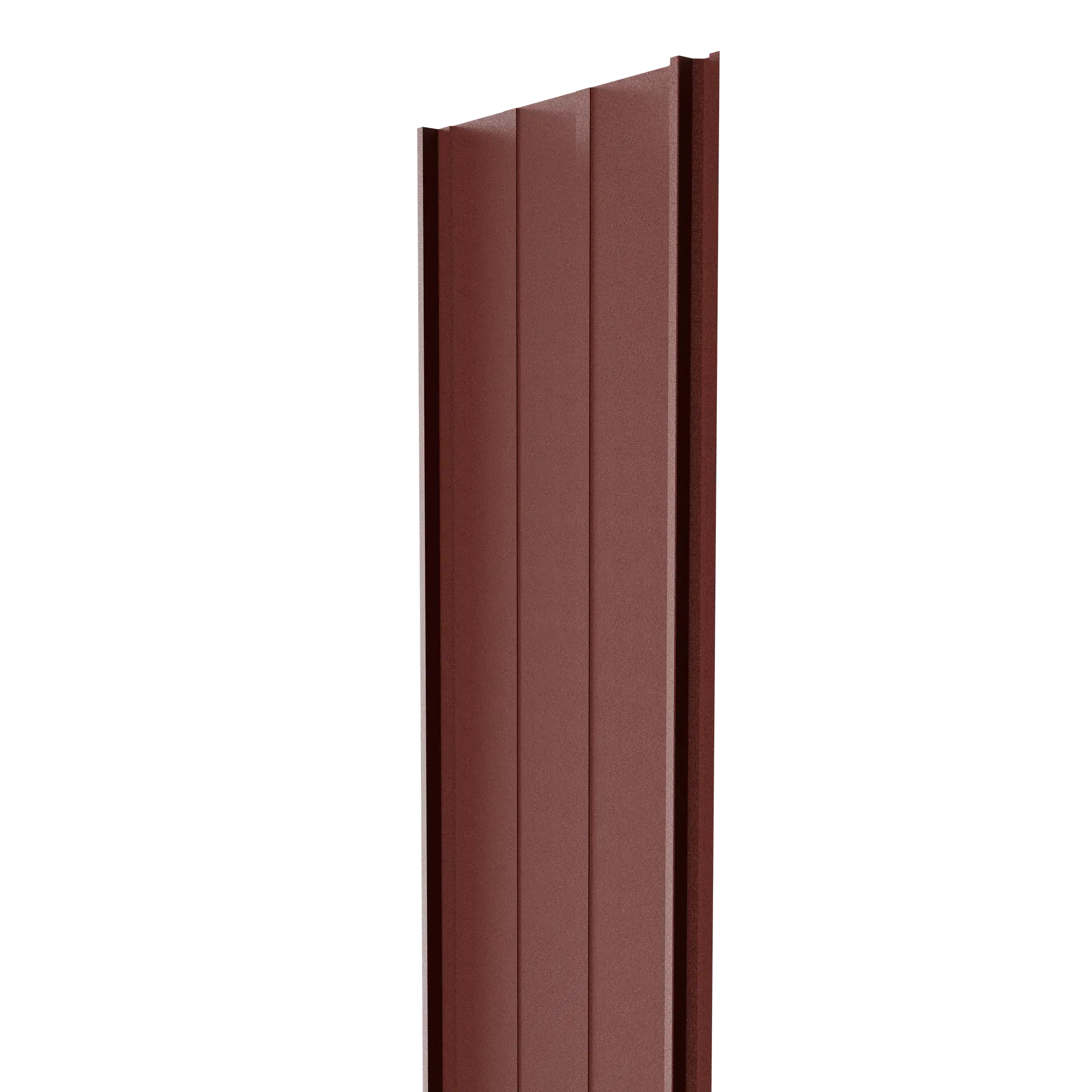 Steel Click-System Cladding Panel | Red Brick RAL3009 | 250x55 cm Mavlli