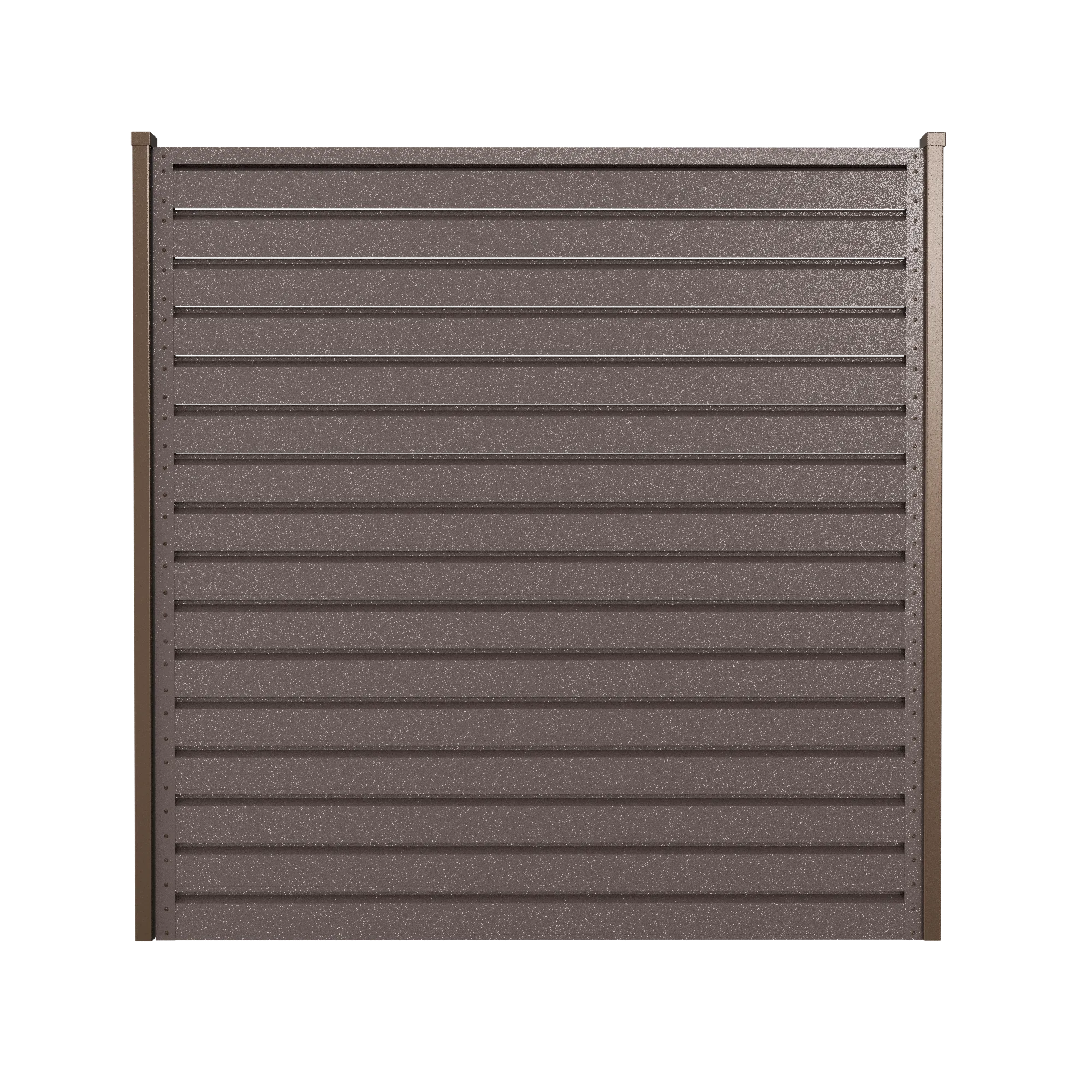 Panneau de clôture Rombo Mini | Brun chocolat RAL8017