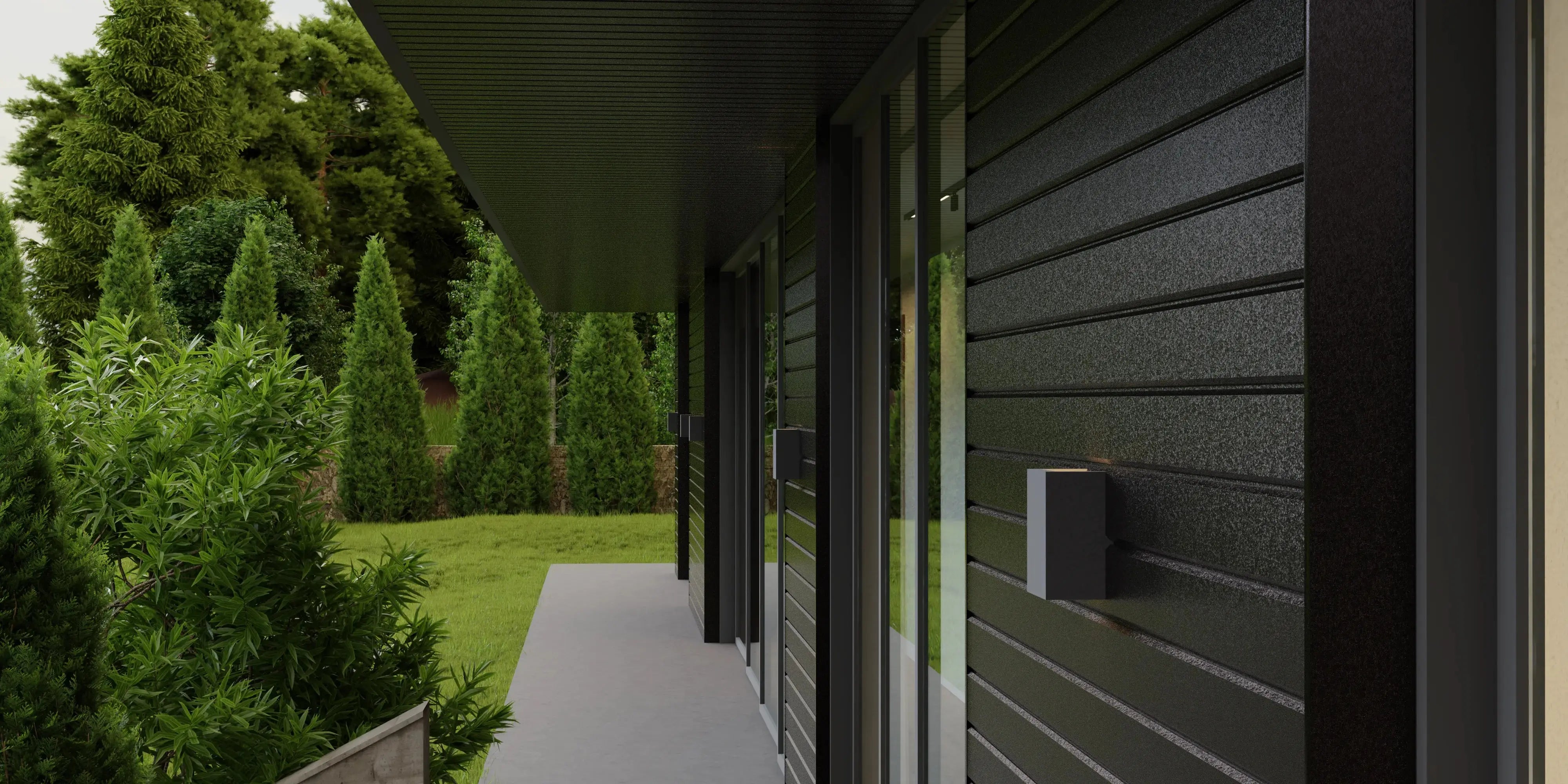 Steel Sheet Cladding | Black RAL9005 Hi-Mat | 250x26 cm Mavlli