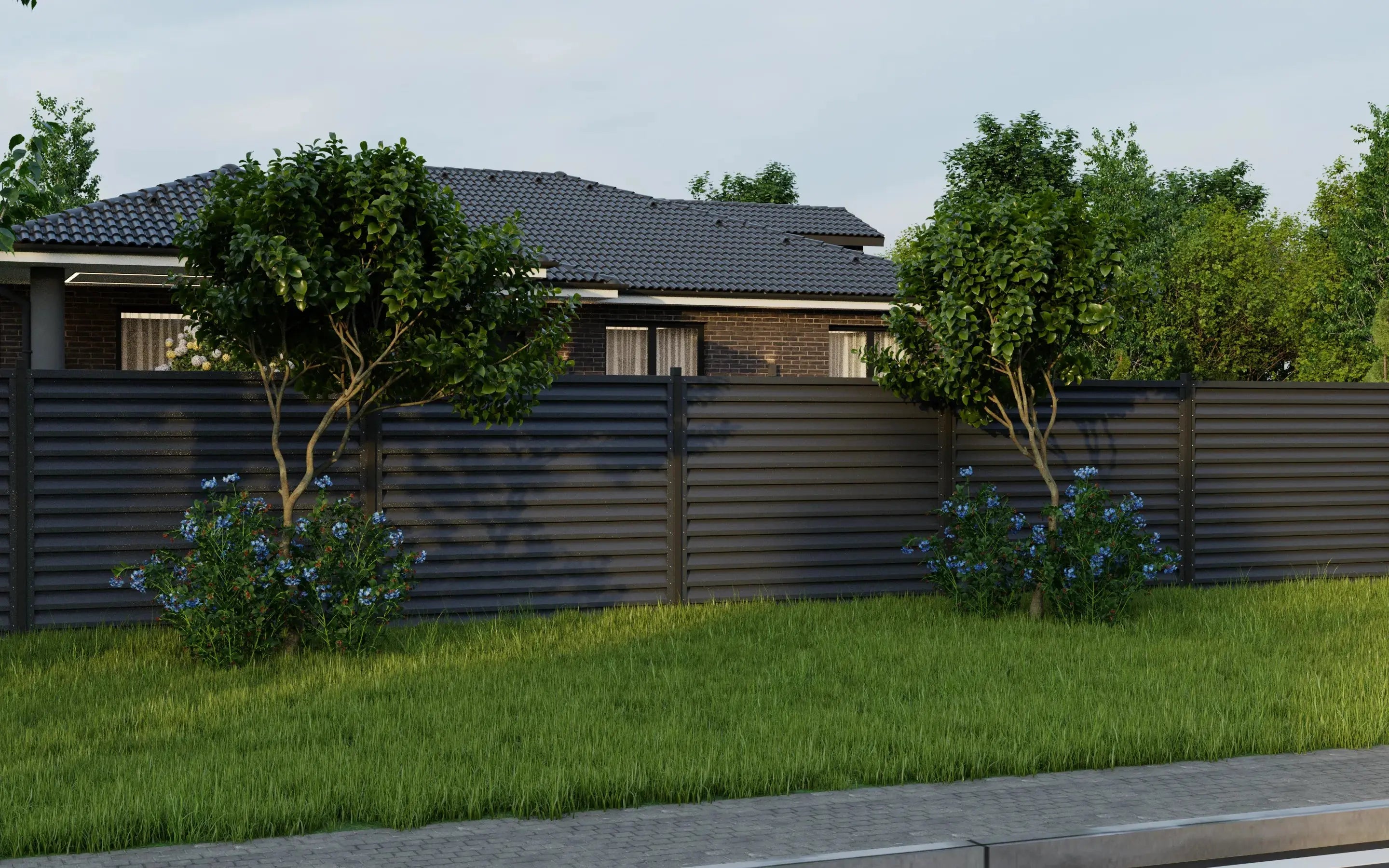 Fence Atlas | Grey RAL7024 Mavlli