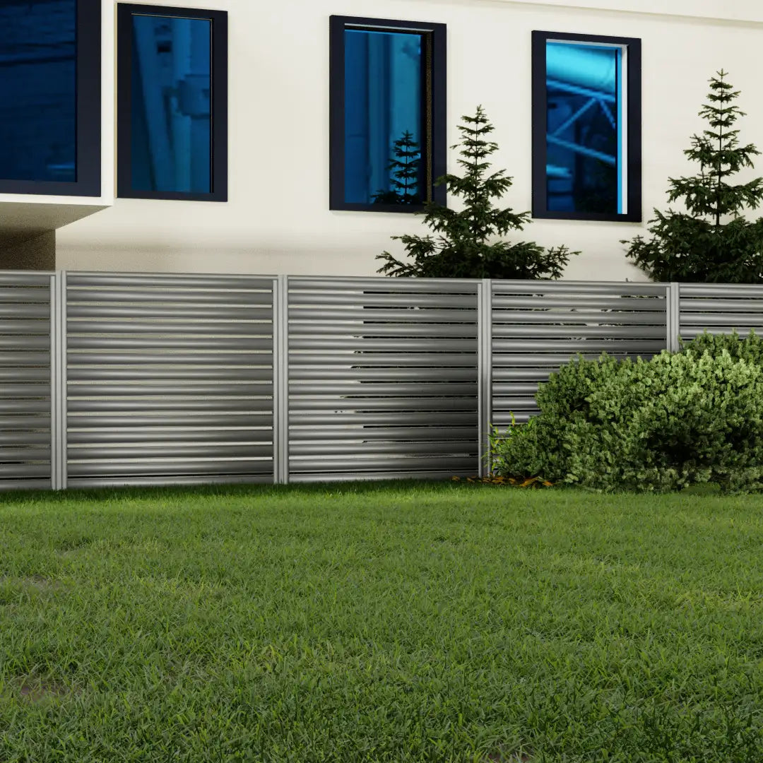 Panneau de clôture Terra Silver Grey