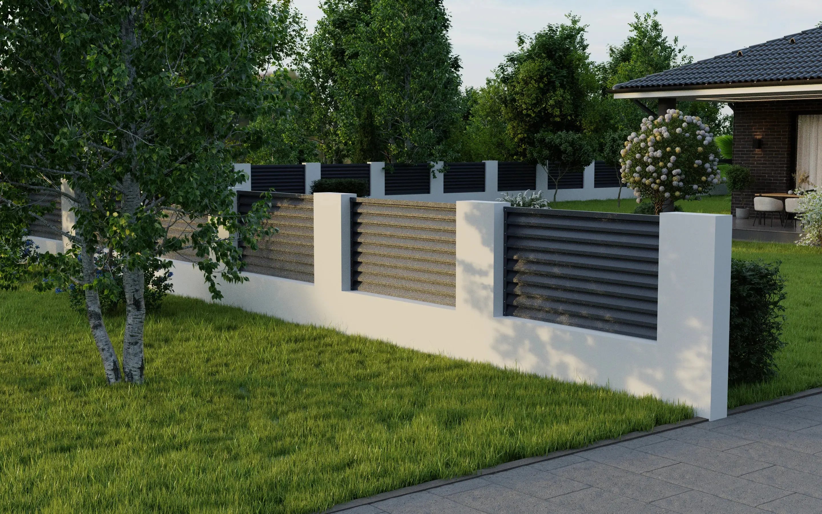 Fence Atlas | Grey RAL7024 Mavlli