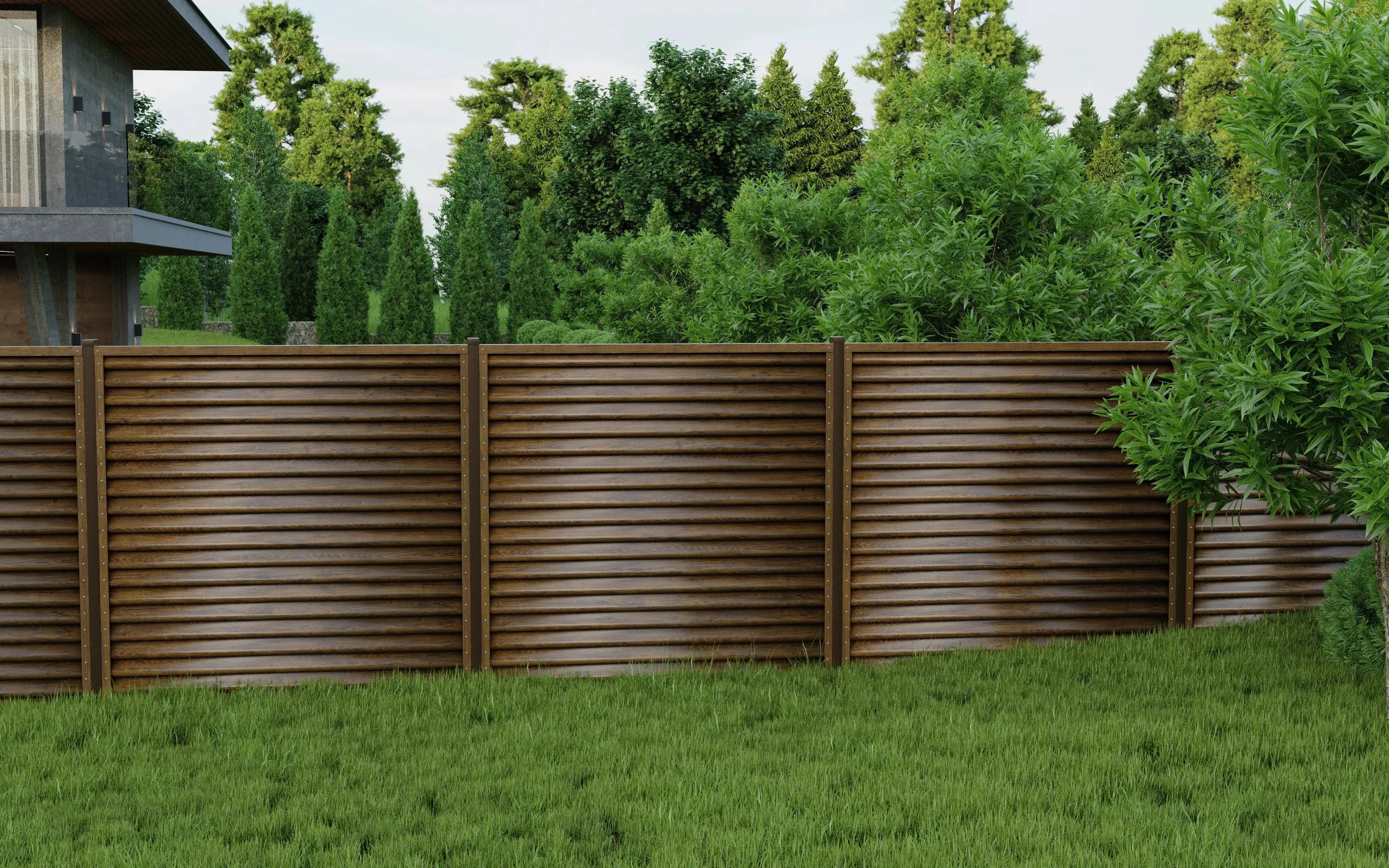 Fence Panel Pyramid | Walnut Mavlli