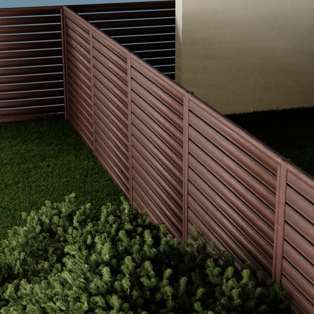 Schuttingpaneel Terra Walnut