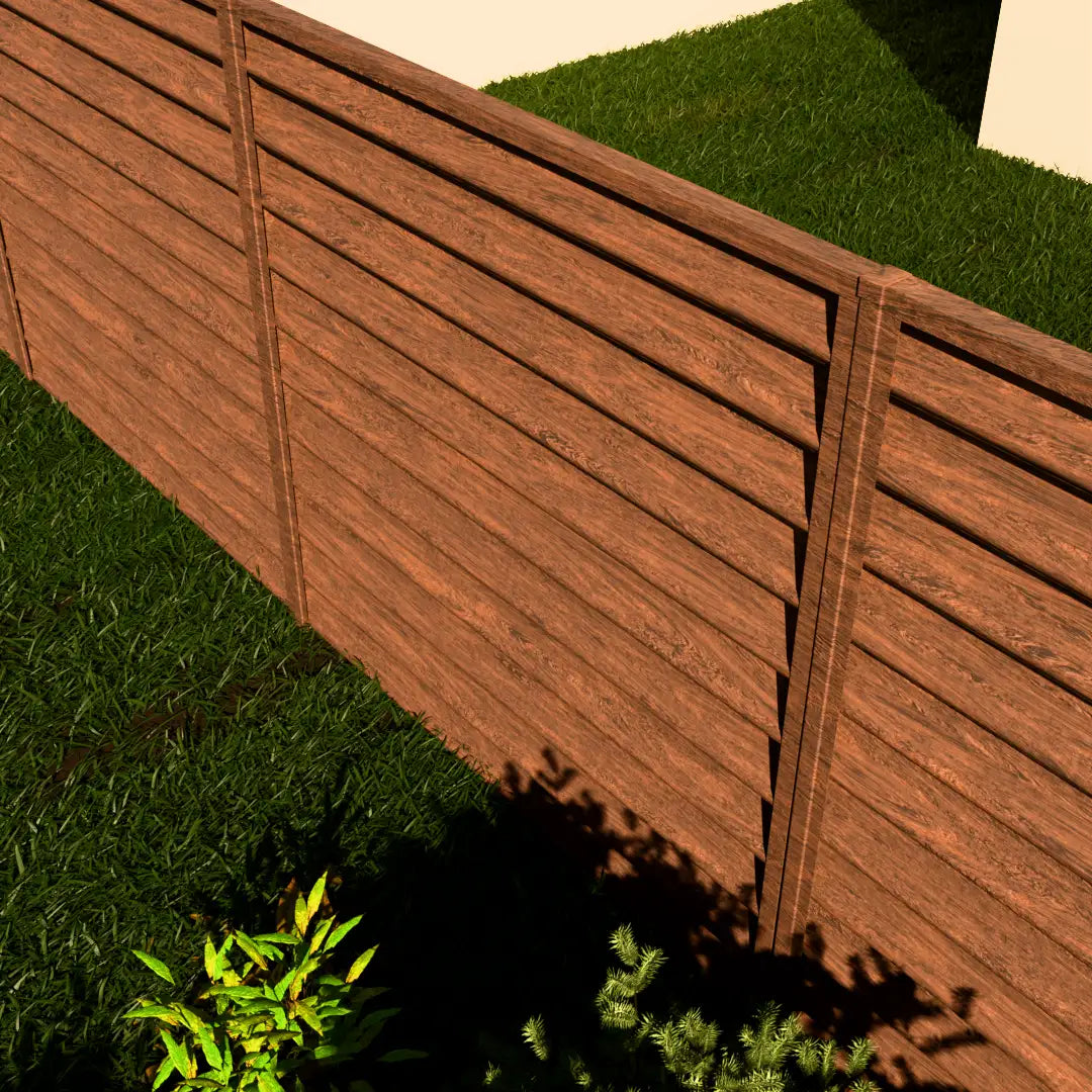 Fence Panel Gamma Mahogany