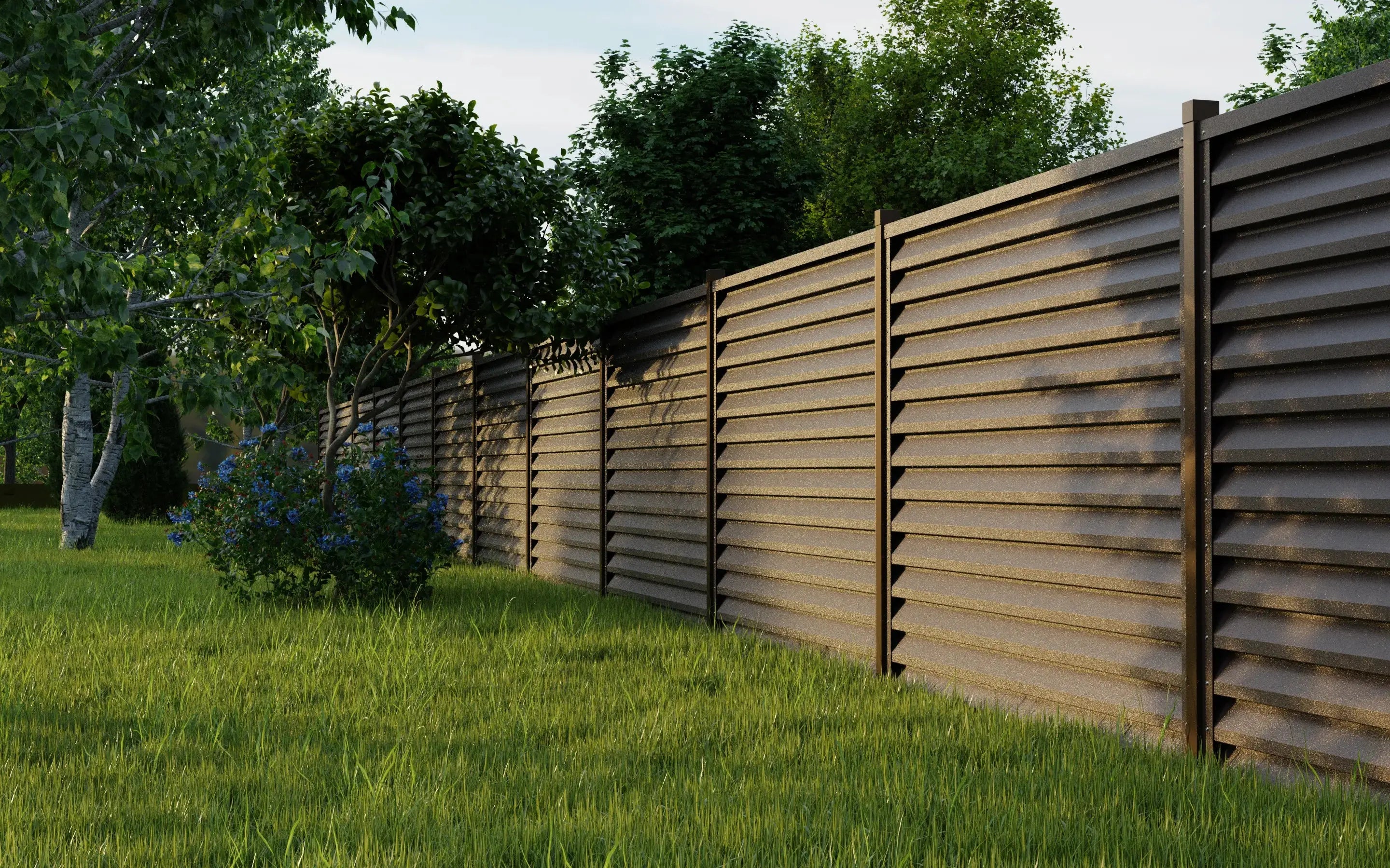 Fence Atlas | Brown RAL8017 Mavlli