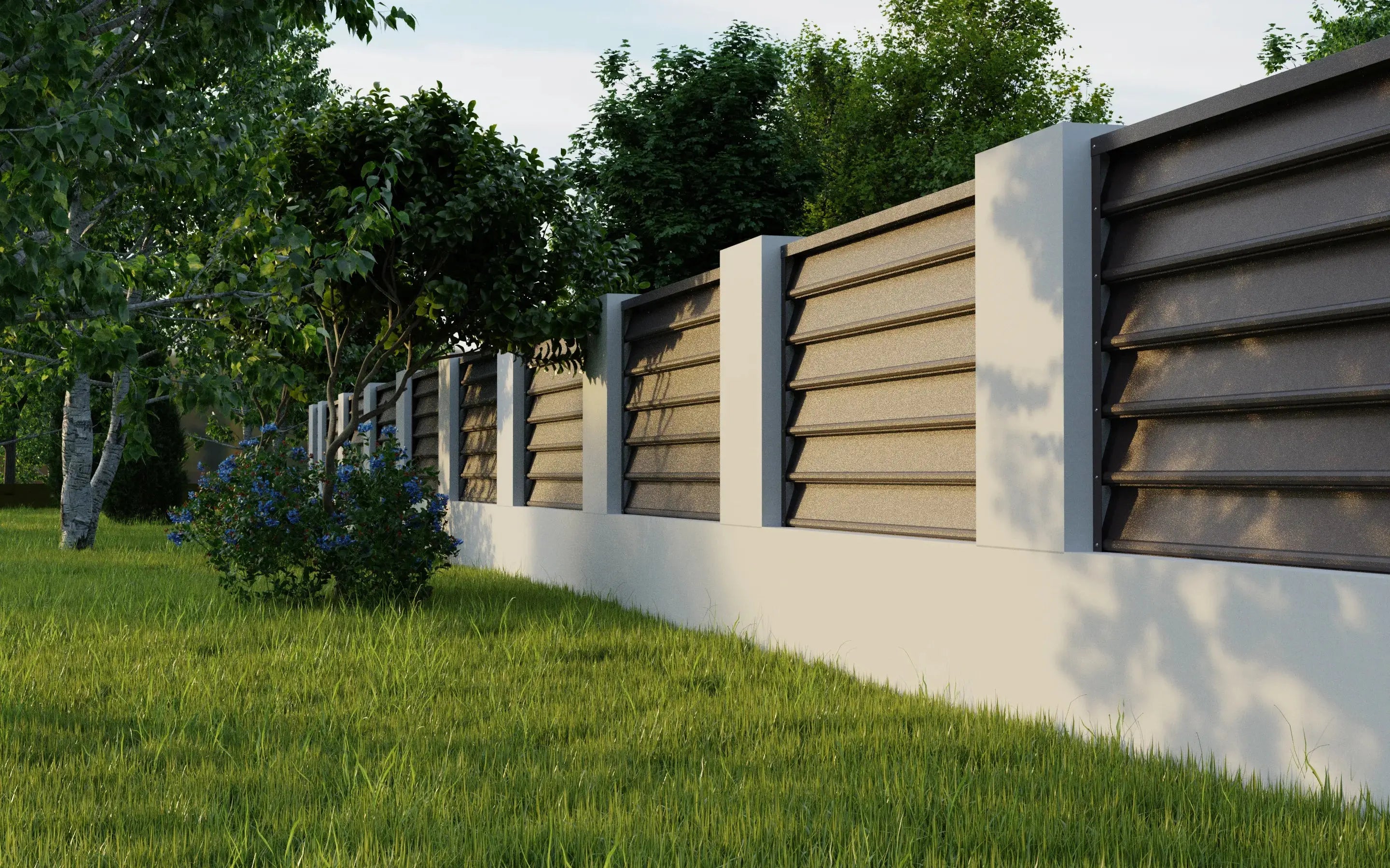 Fence Gamma | Brown RAL8017 Mavlli