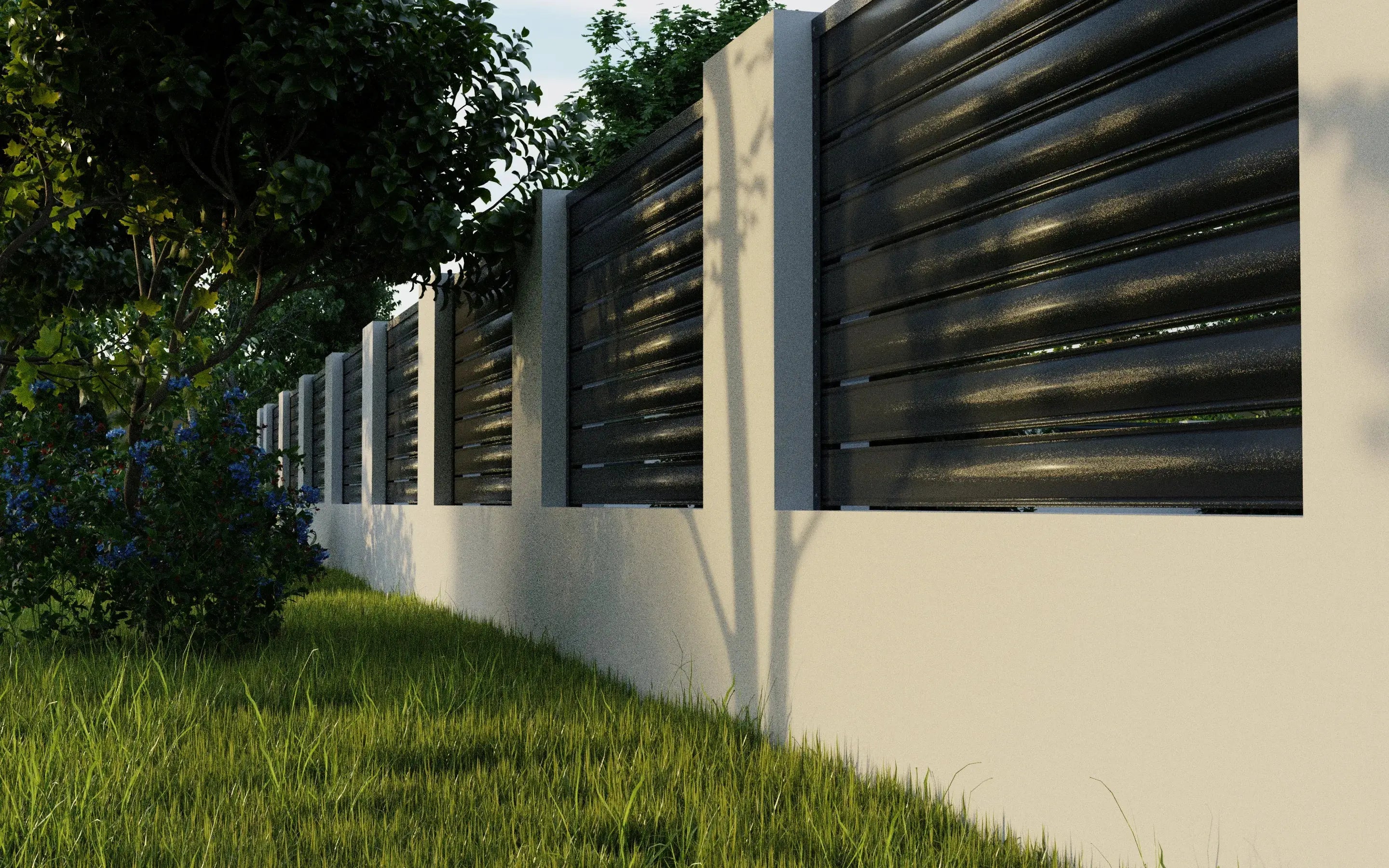 Fence Panel Terra | Anthracite RAL7016 Mavlli