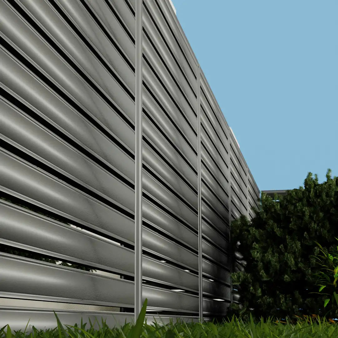 Panneau de clôture Terra Silver Grey