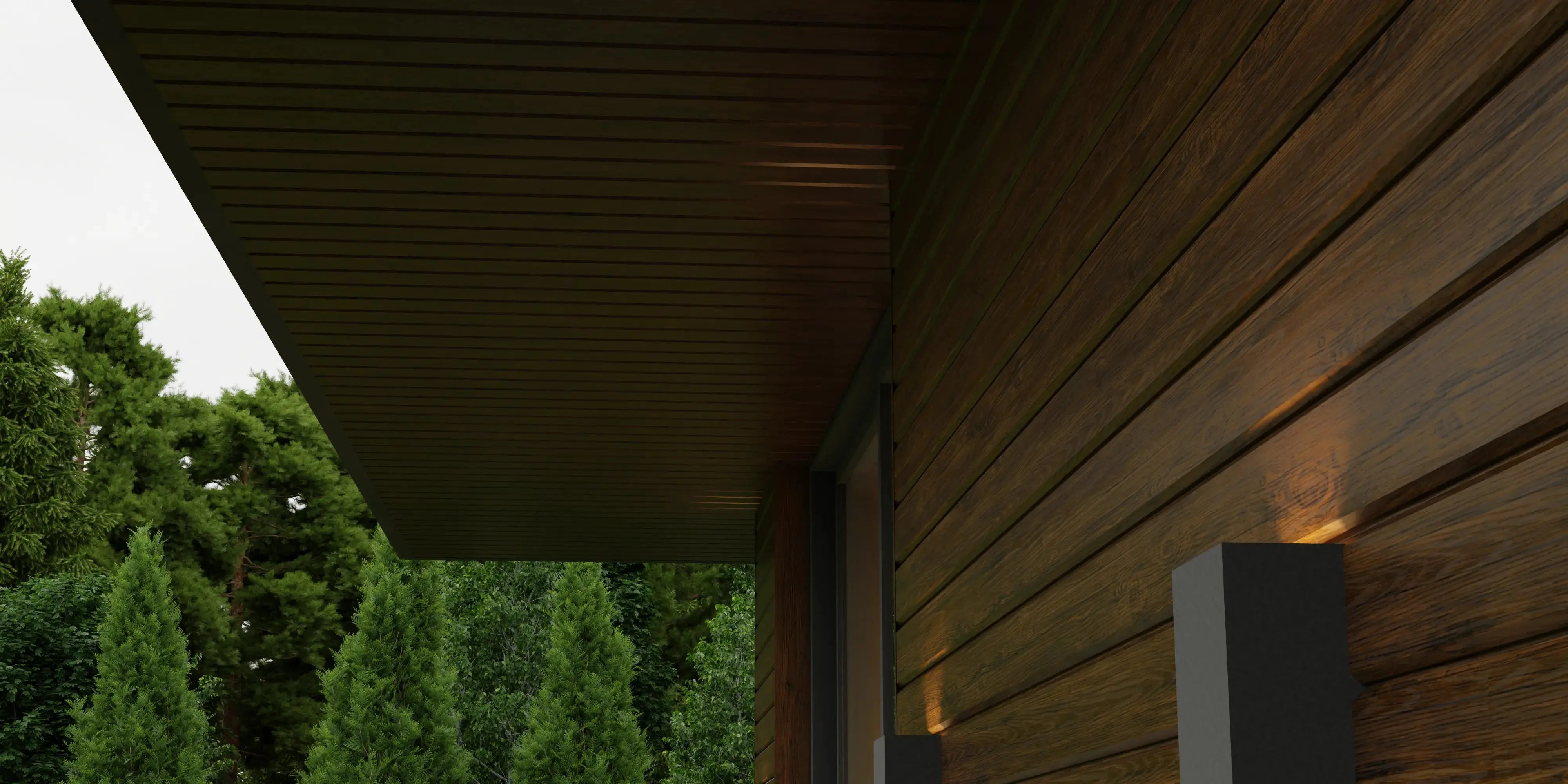 Steel Sheet Cladding | Walnut | 250x26 cm Mavlli