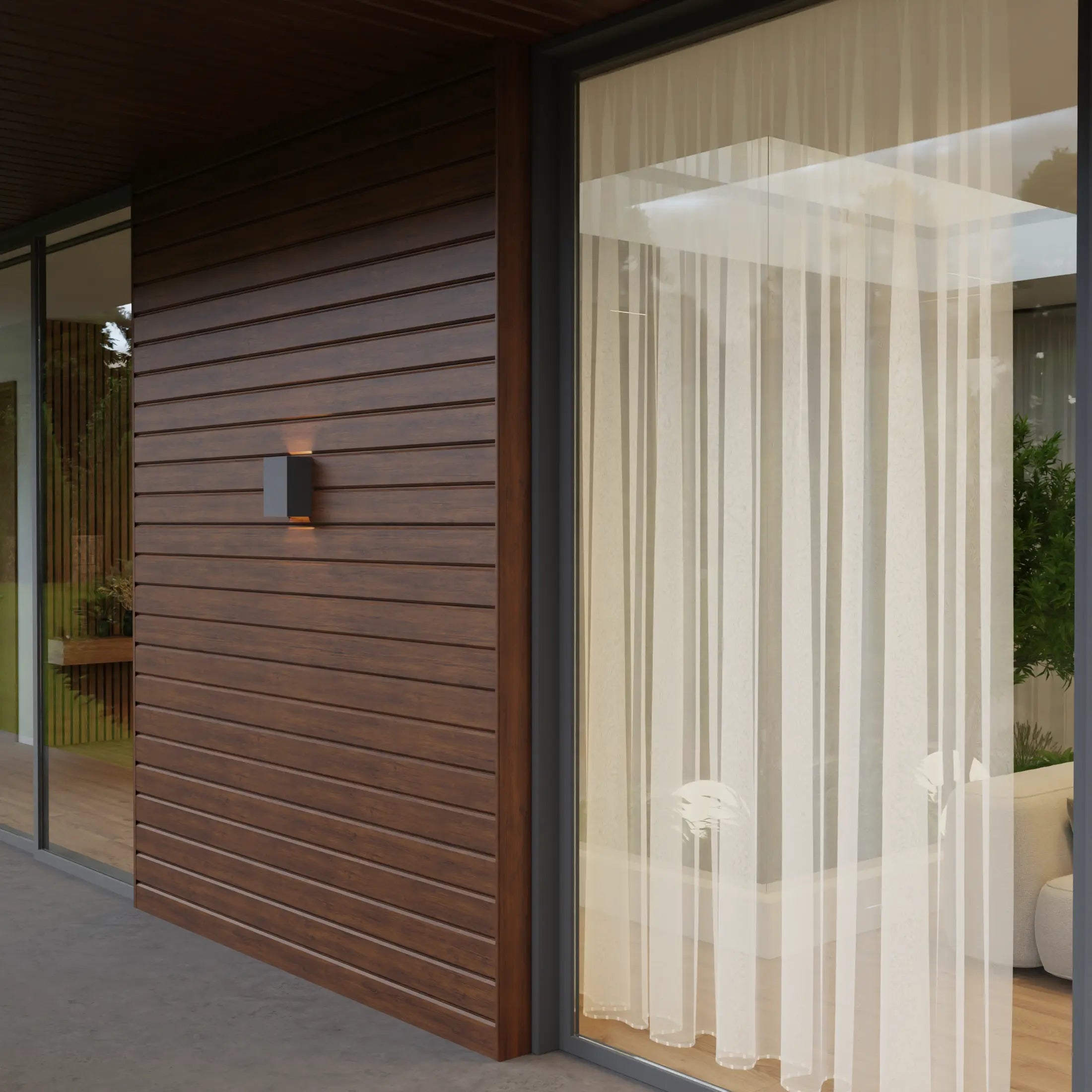 Steel Sheet Cladding | Mahogany | 250x26 cm Mavlli