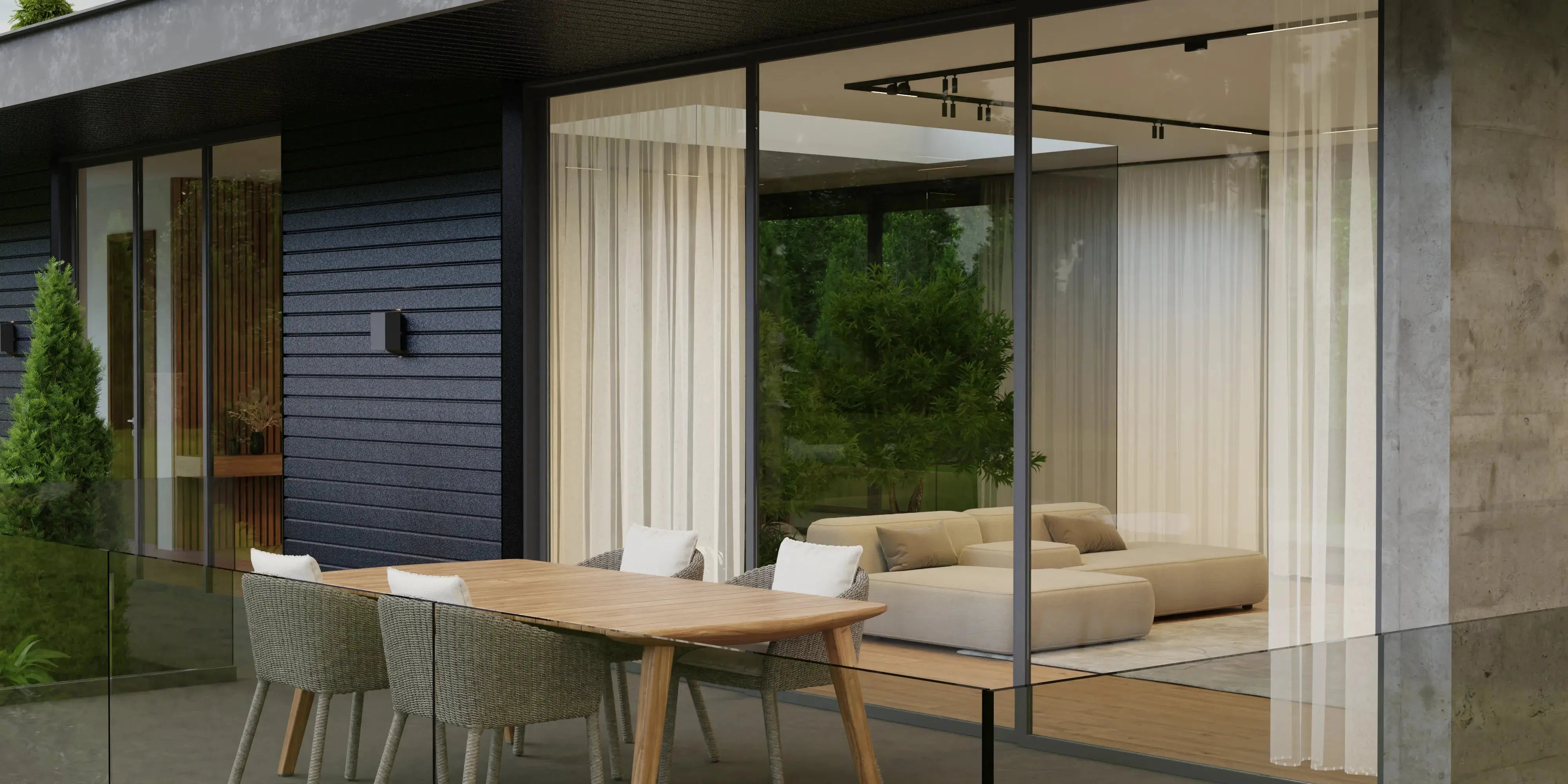 Steel Sheet Cladding | Grey RAL7024 Hi-Mat | 250x26 cm Mavlli