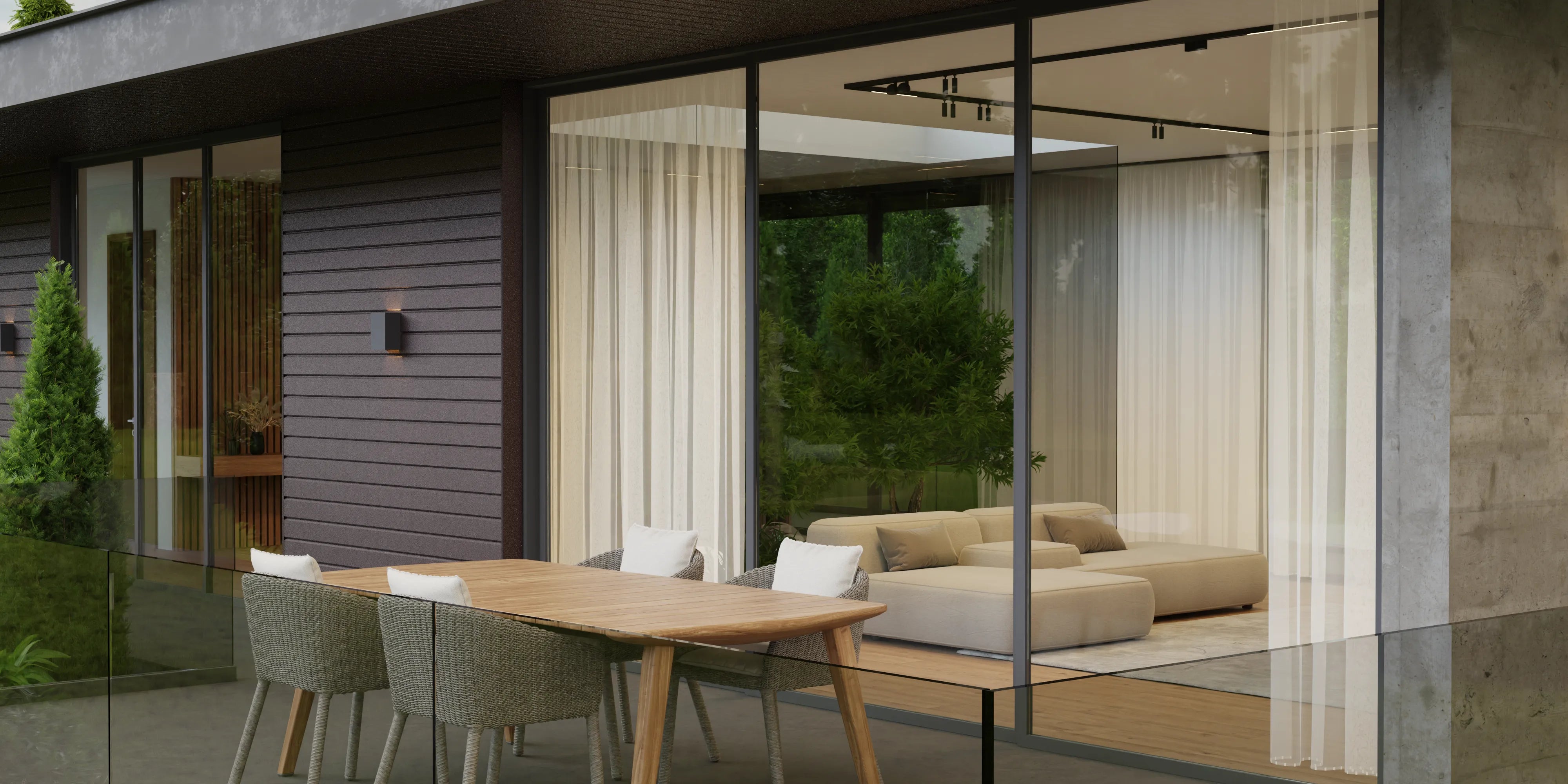 Bardage en Tôle d’Acier | Brun Chocolat | RAL8017