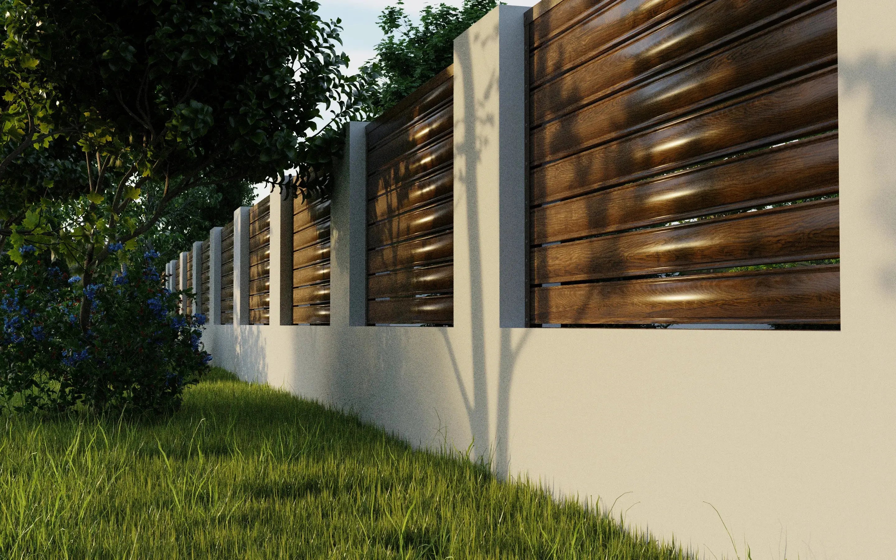 Fence Panel Terra | Walnut Mavlli