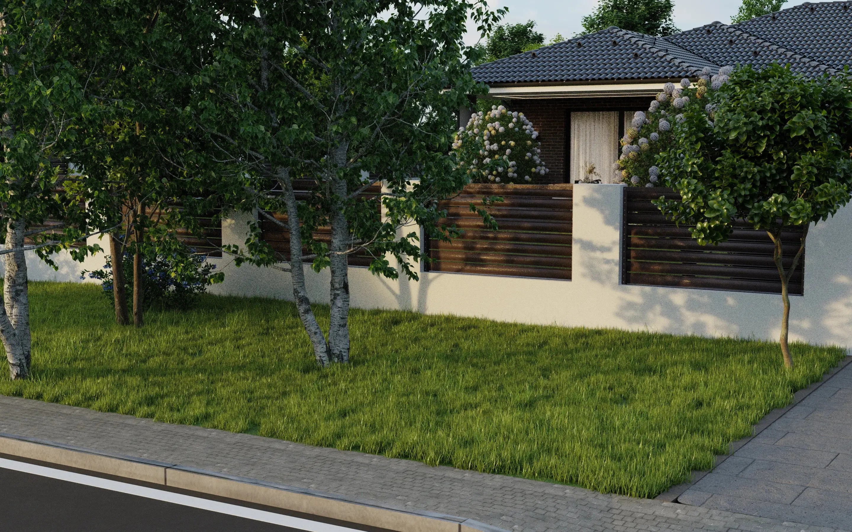 Fence Panel Terra | Brown RAL8017 Mavlli