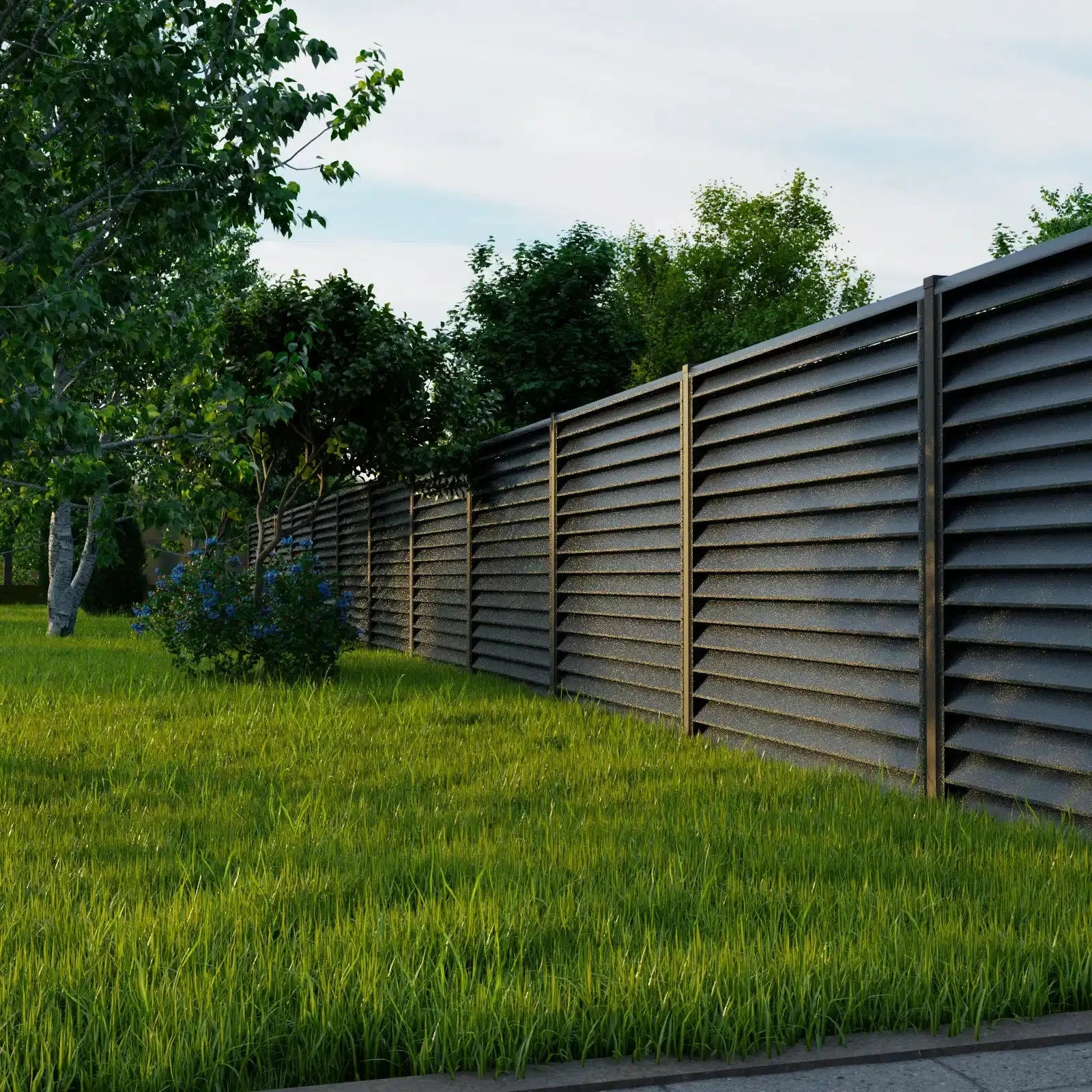 Fence Panel Sigma | Anthracite RAL7016 Mavlli