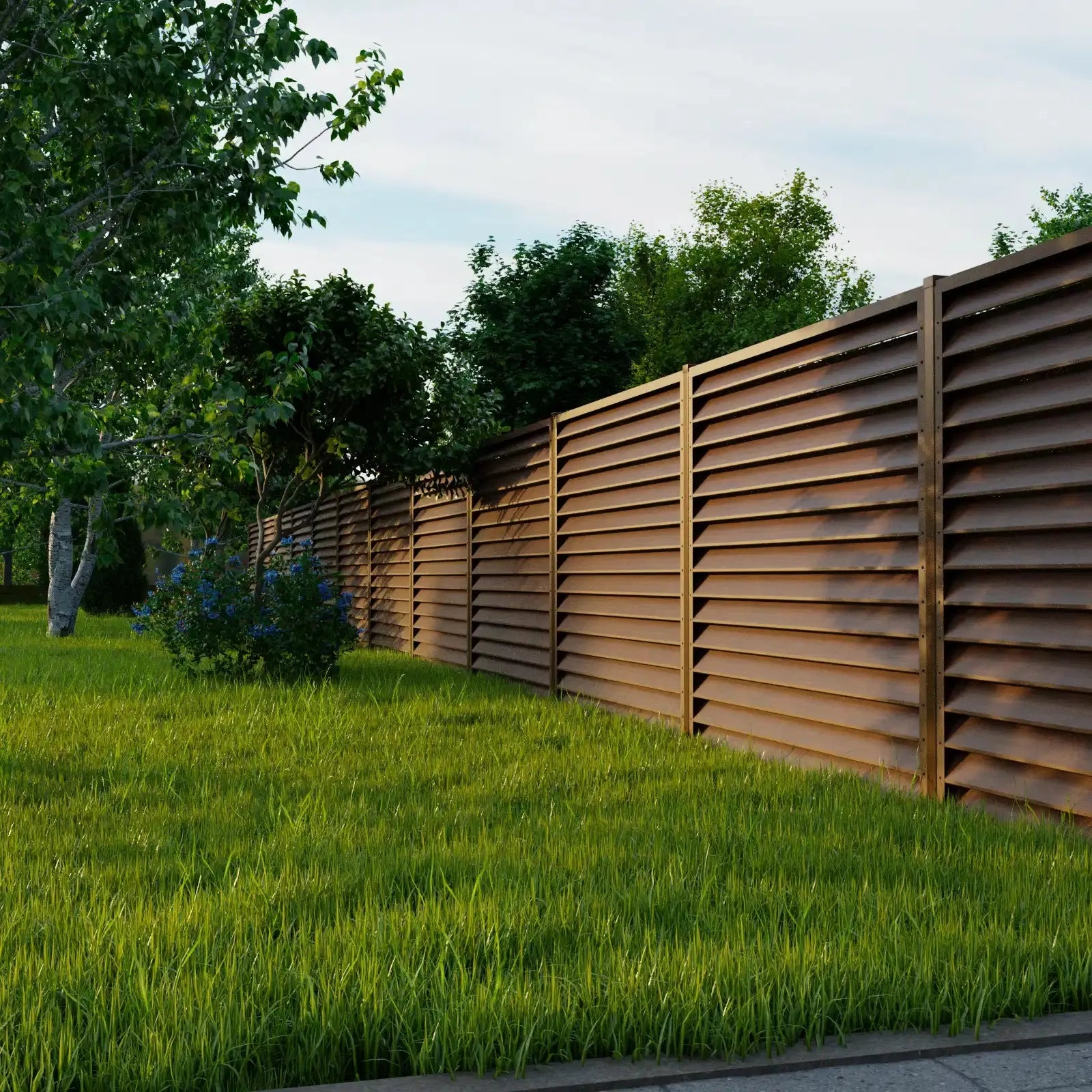 Fence Panel Sigma | Mahogany Mavlli