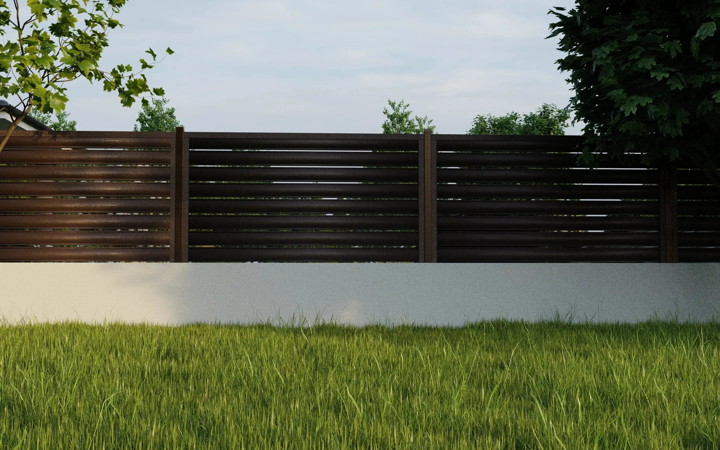 Fence Panel Terra | Brown RAL8017 Mavlli