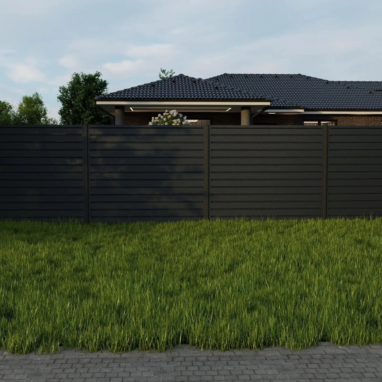 Fence Panel Rombo Mini | Anthracite RAL7016 Mavlli