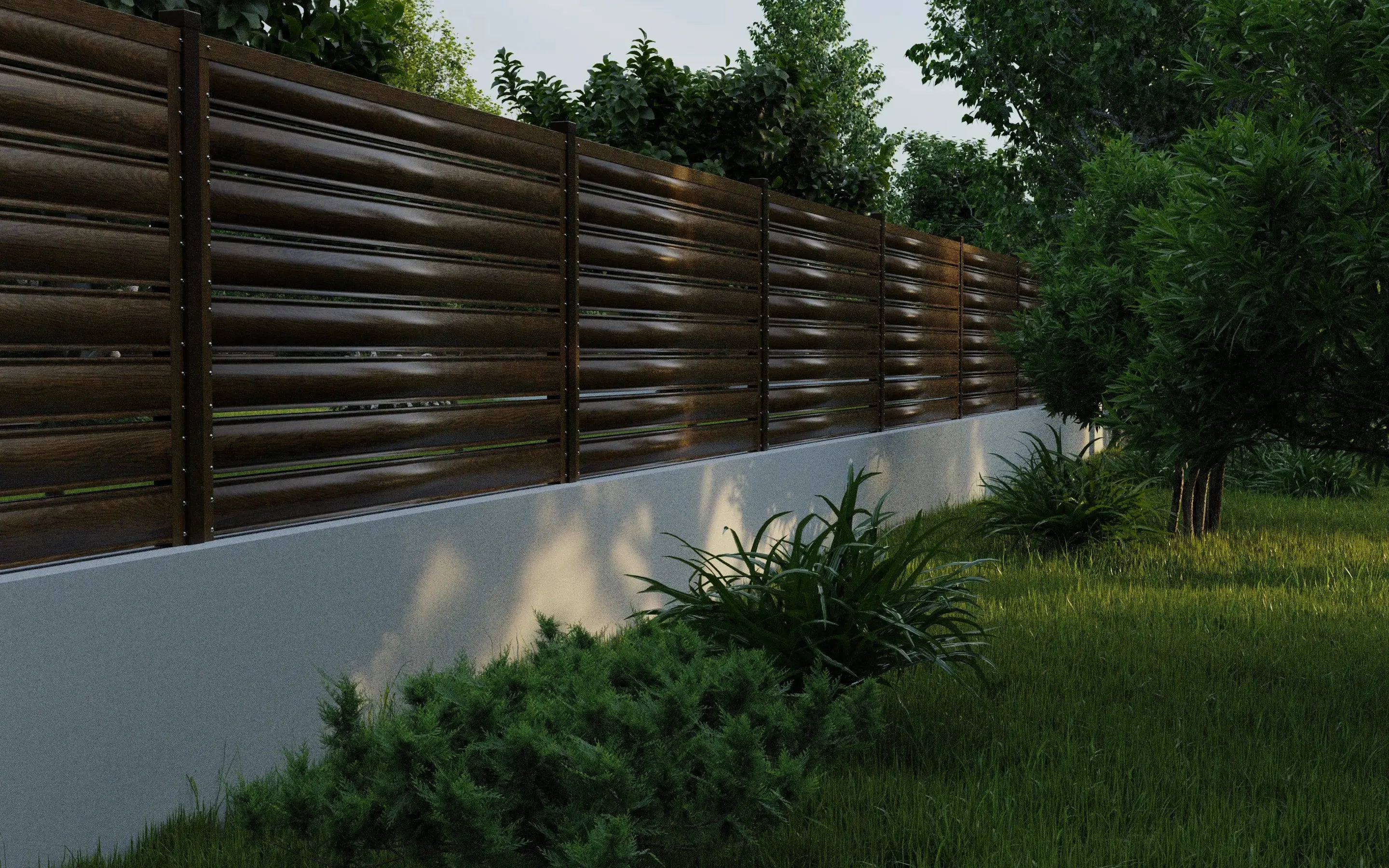 Fence Panel Terra | Walnut Mavlli